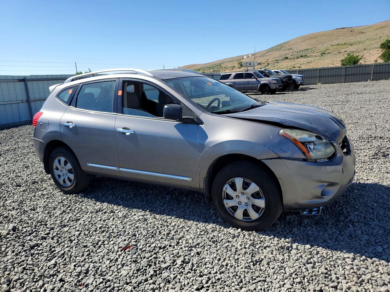 2015 Nissan Rogue Select S Gray vin: JN8AS5MV5FW253021