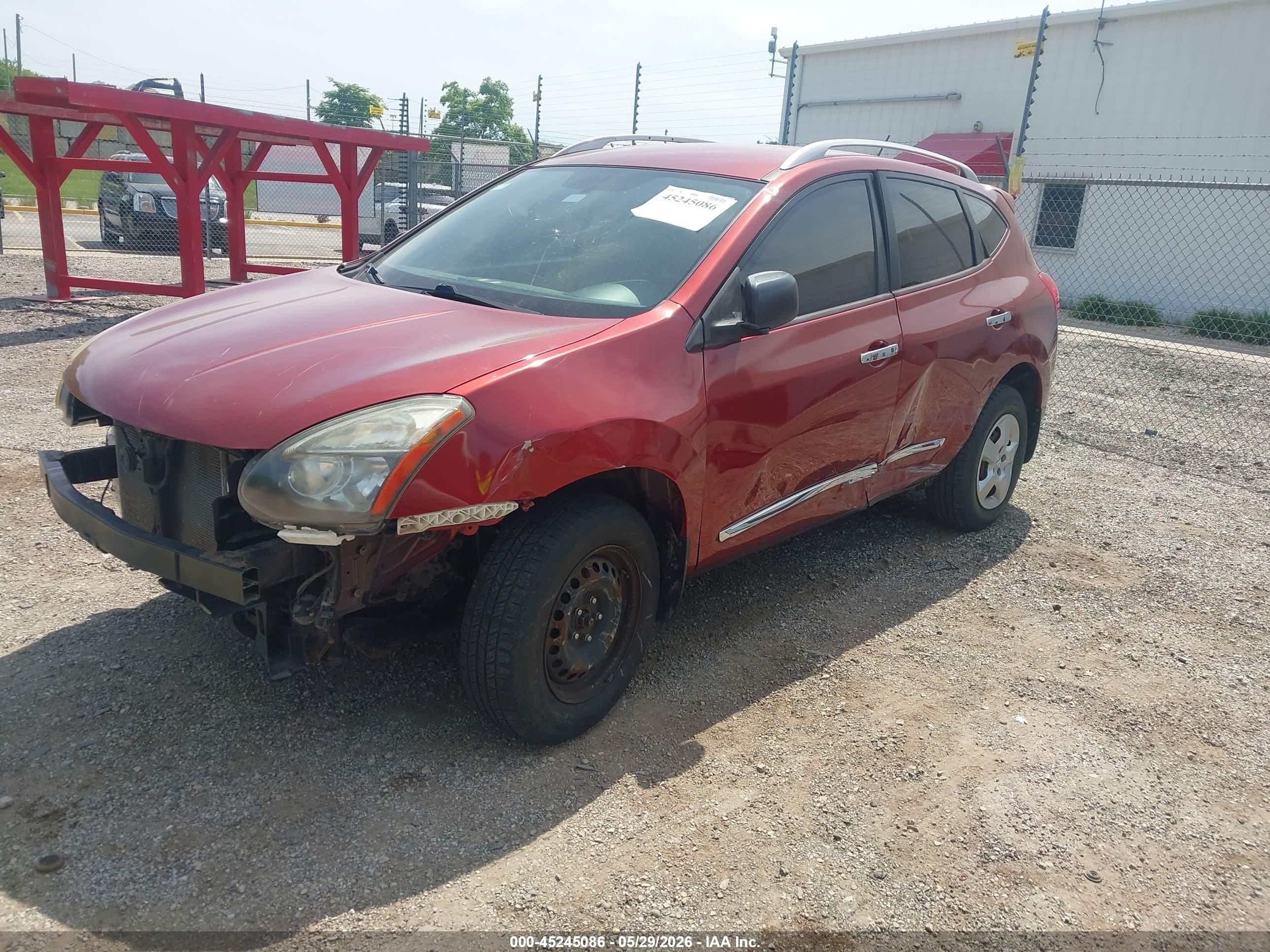 2015 Nissan Rogue Select S Red vin: JN8AS5MV5FW750912