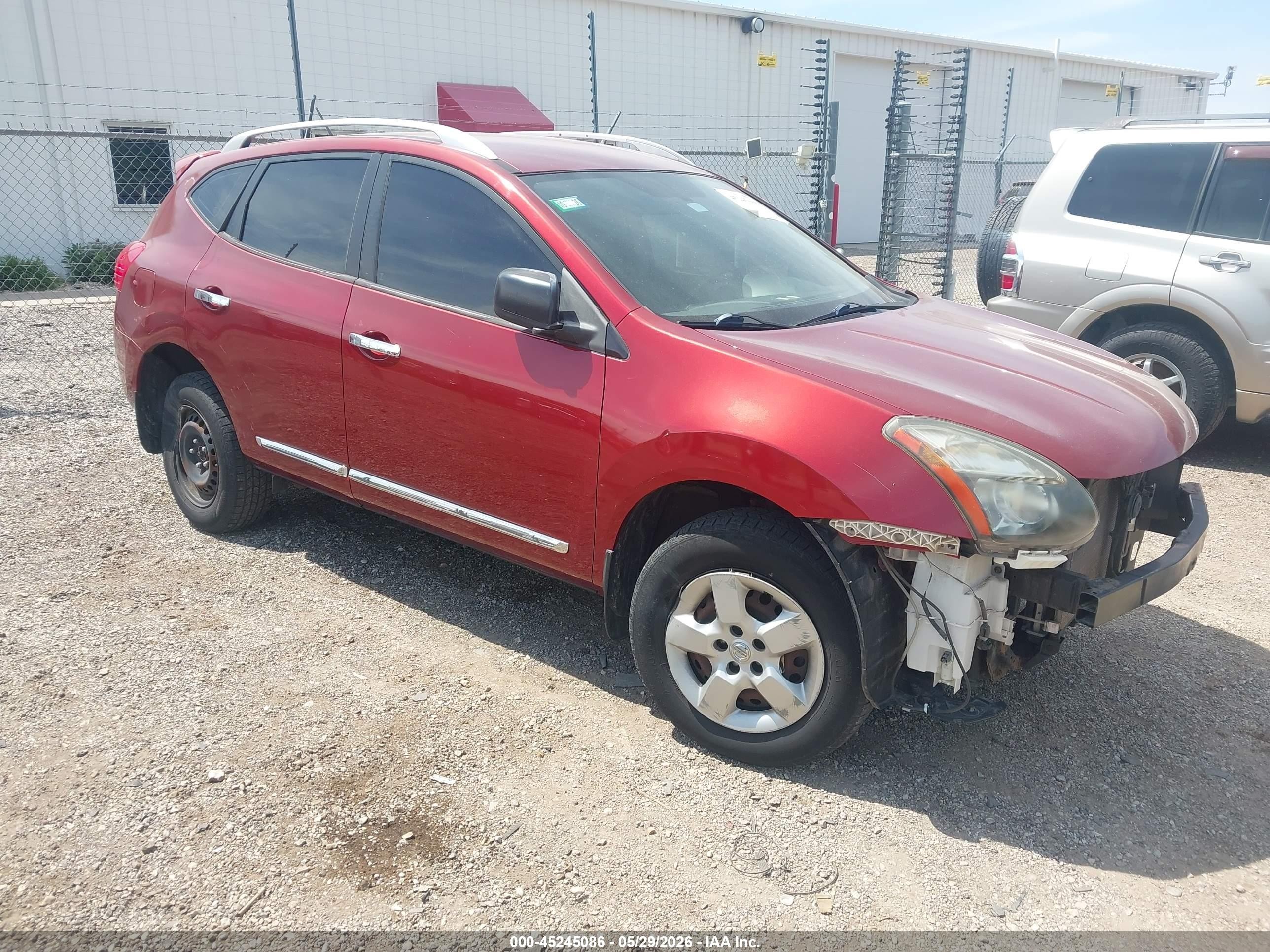 2015 Nissan Rogue Select S Red vin: JN8AS5MV5FW750912