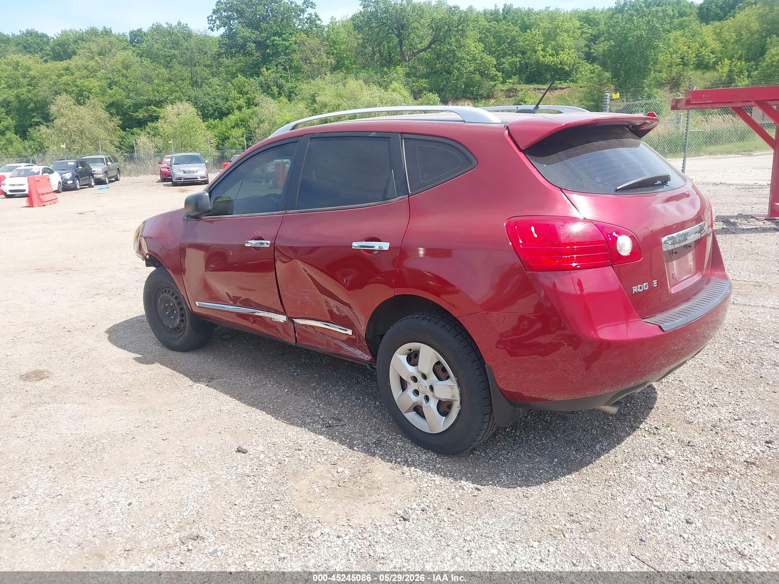 2015 Nissan Rogue Select S Red vin: JN8AS5MV5FW750912