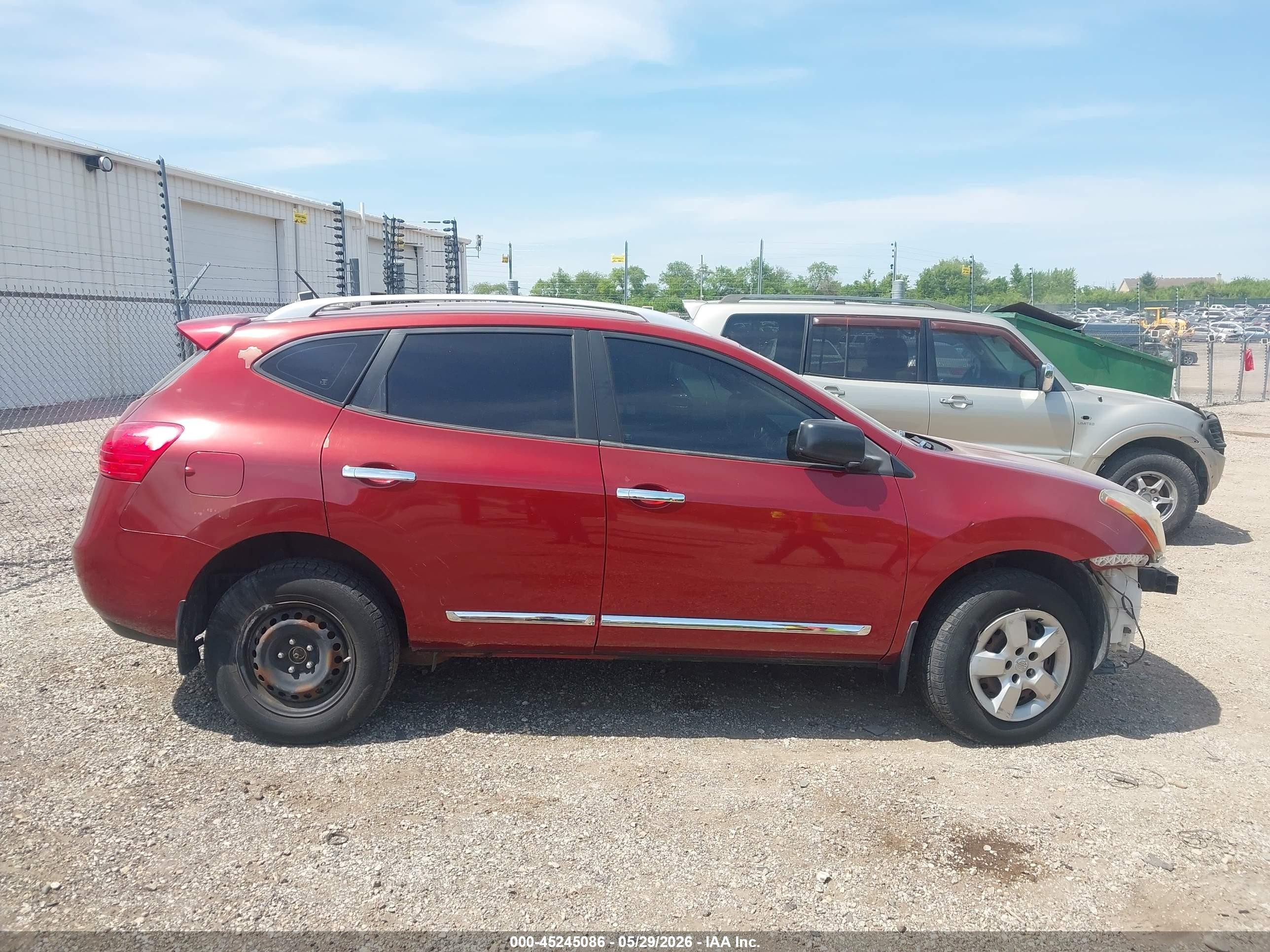 2015 Nissan Rogue Select S Red vin: JN8AS5MV5FW750912