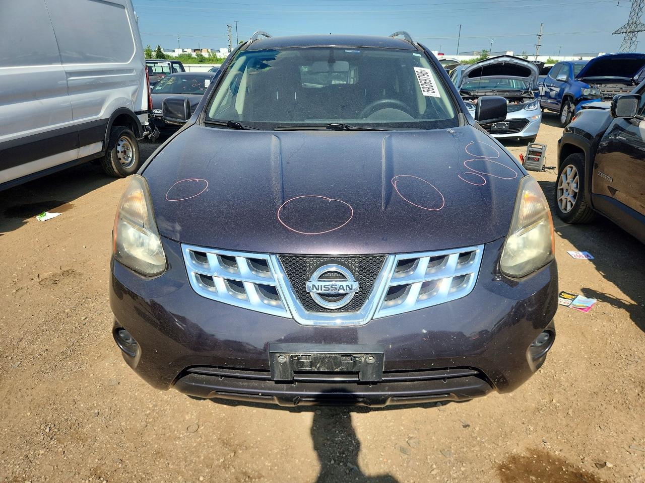 2015 Nissan Rogue Select S Brown vin: JN8AS5MV5FW751400