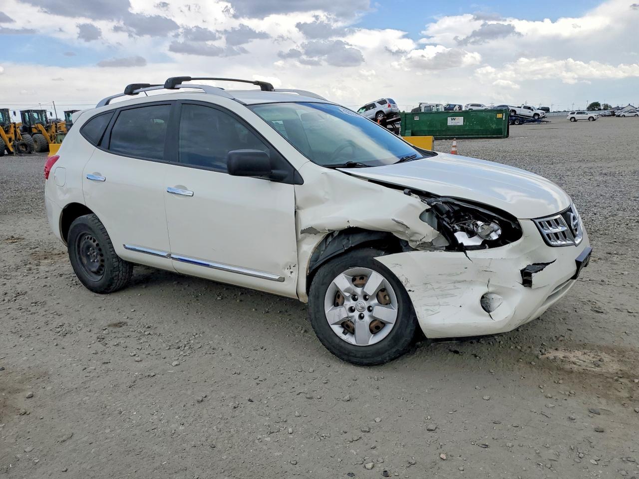 2015 Nissan Rogue Select S White vin: JN8AS5MV5FW752644