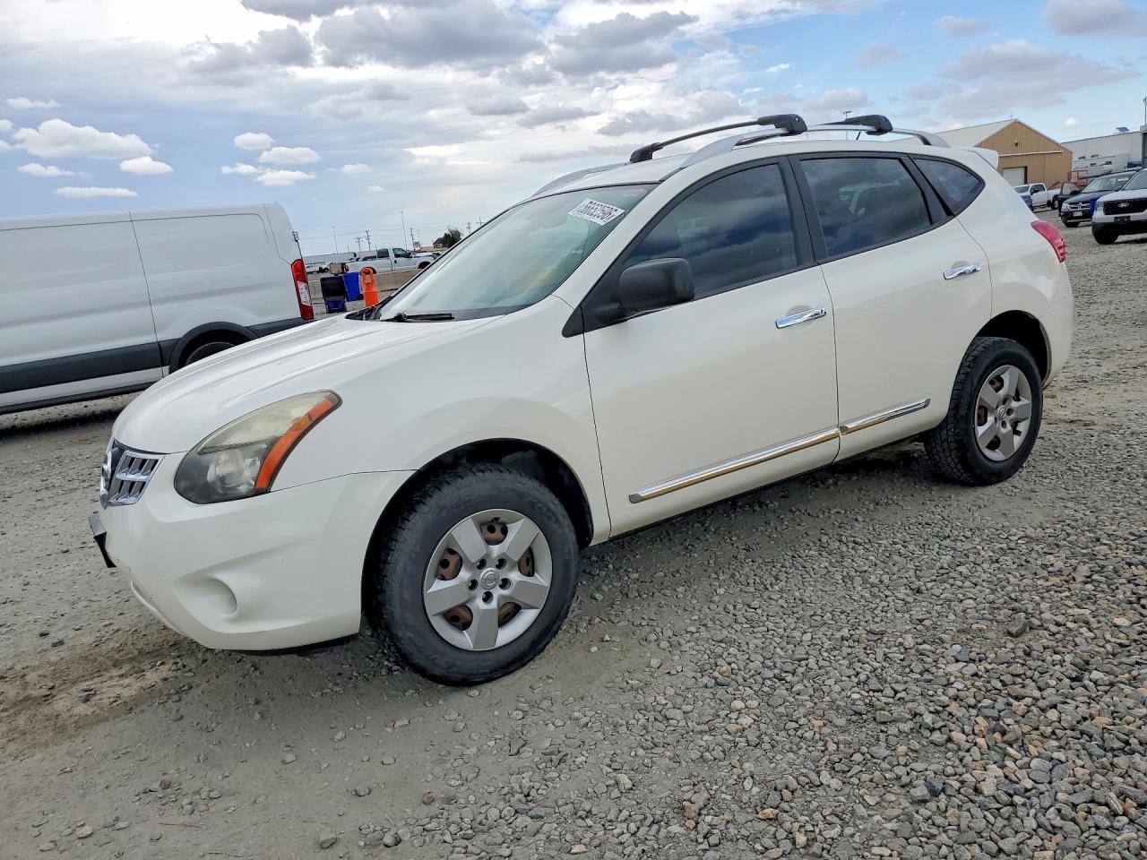 2015 Nissan Rogue Select S White vin: JN8AS5MV5FW752644