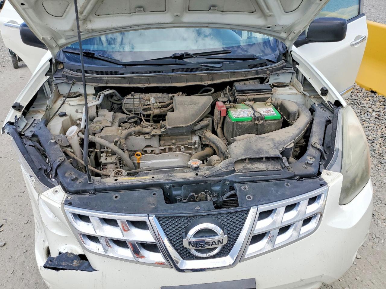 2015 Nissan Rogue Select S White vin: JN8AS5MV5FW752644