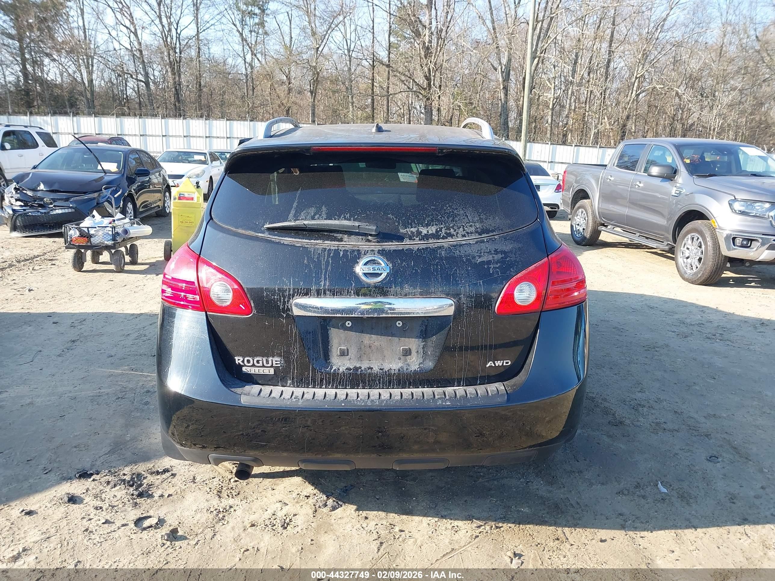 2015 Nissan Rogue Select S Black vin: JN8AS5MV5FW759173