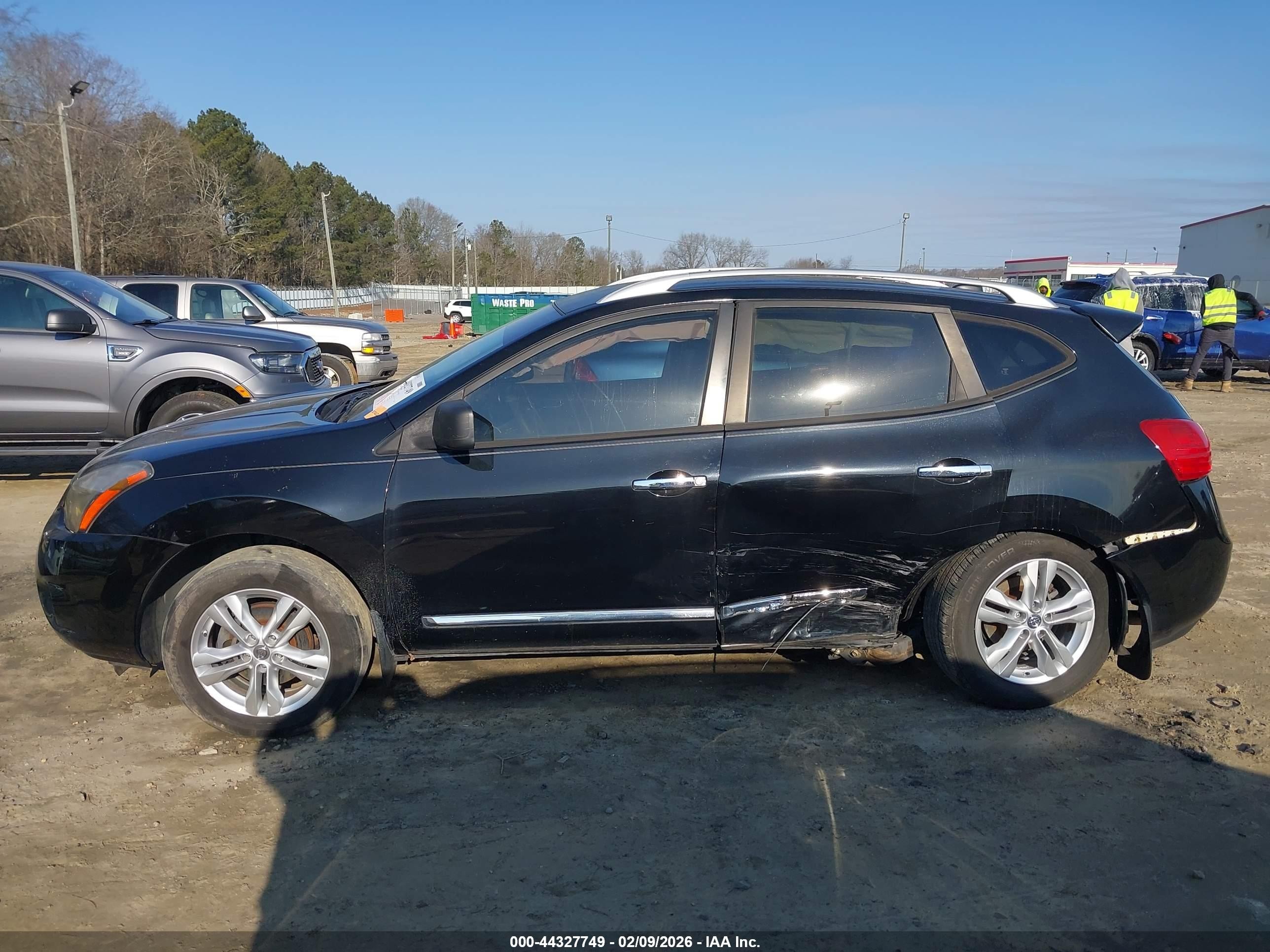 2015 Nissan Rogue Select S Black vin: JN8AS5MV5FW759173