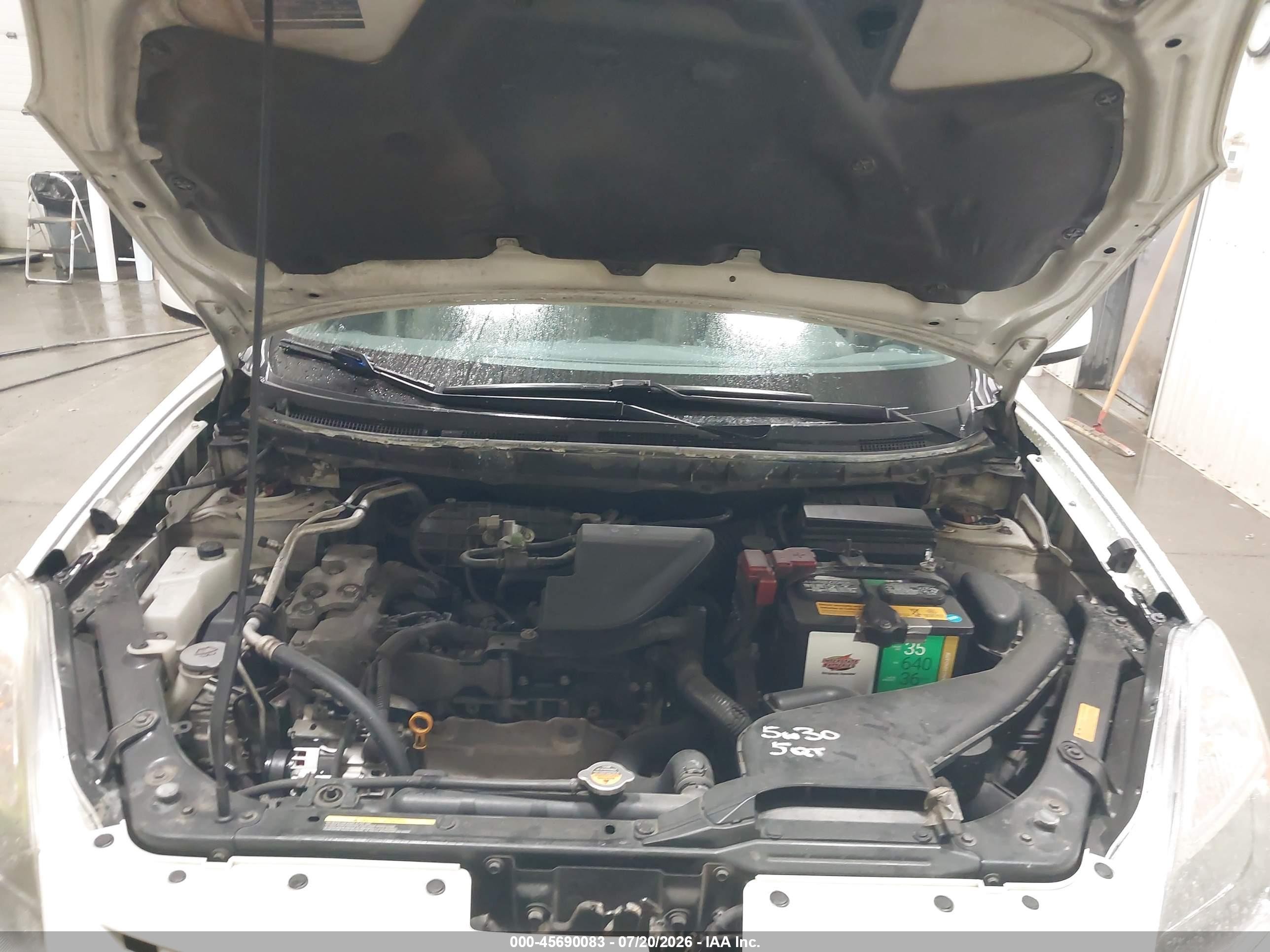 2010 Nissan Rogue Sl White vin: JN8AS5MV6AW104898