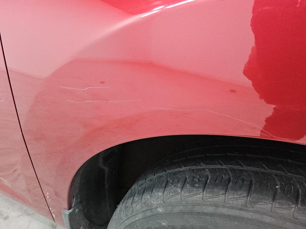 2010 Nissan Rogue S Red vin: JN8AS5MV6AW106831 Damage: Right Front Fender, Heavy Scratch, > 12 Inches