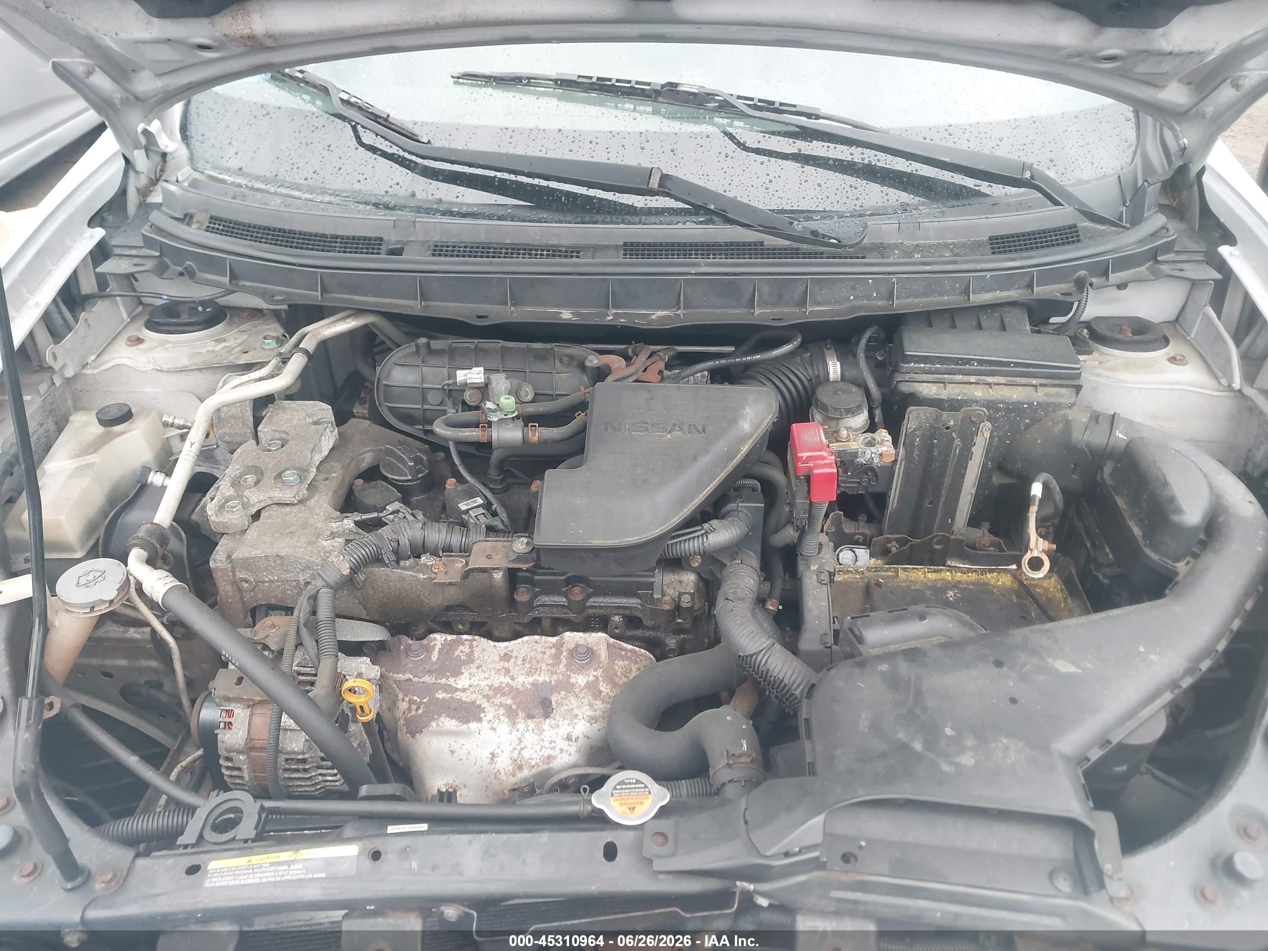2010 Nissan Rogue S Silver vin: JN8AS5MV6AW111107
