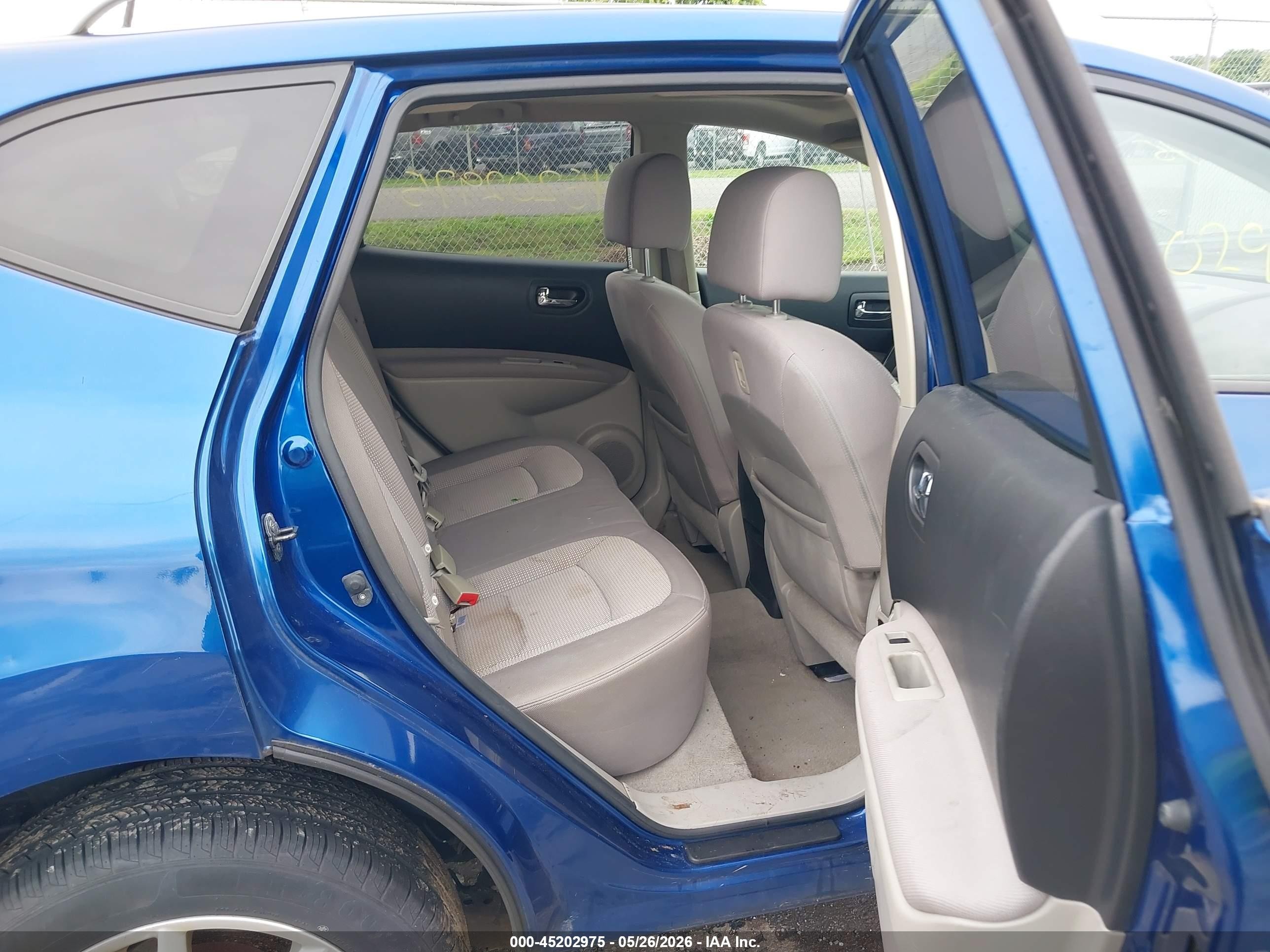 2010 Nissan Rogue Sl Blue vin: JN8AS5MV6AW112080
