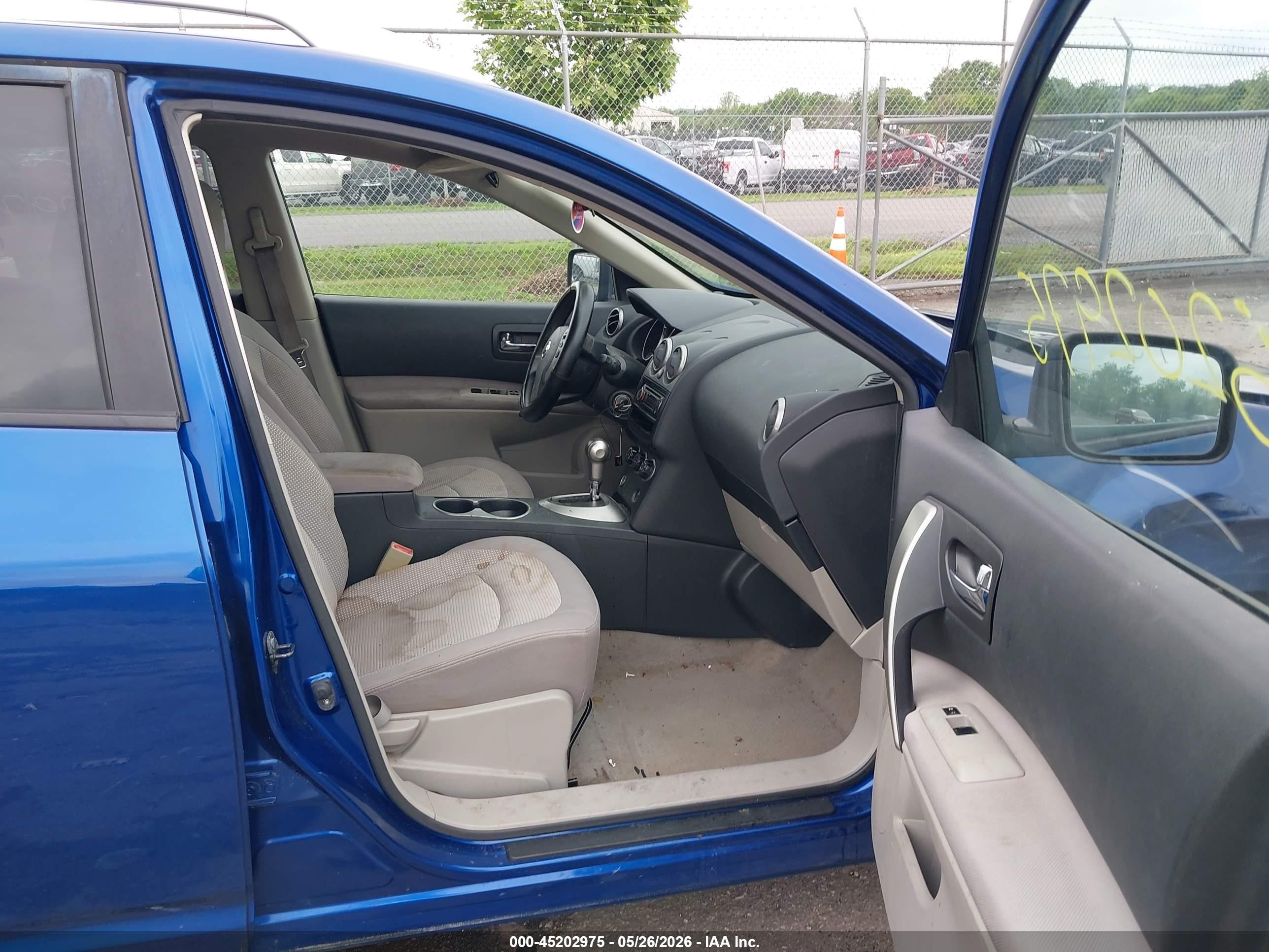 2010 Nissan Rogue Sl Blue vin: JN8AS5MV6AW112080