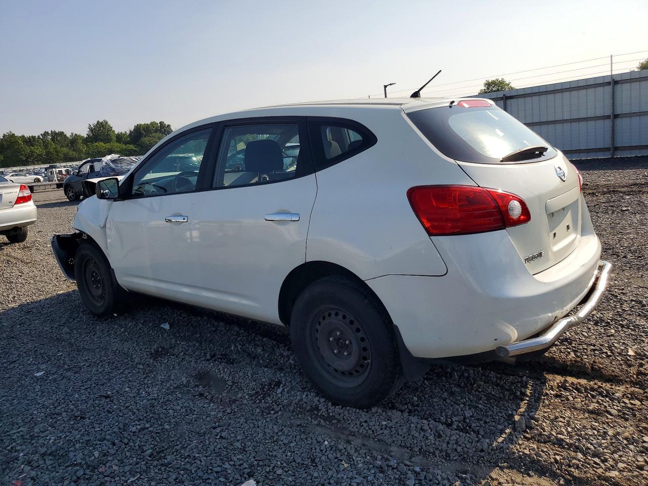 2010 Nissan Rogue S White vin: JN8AS5MV6AW124357