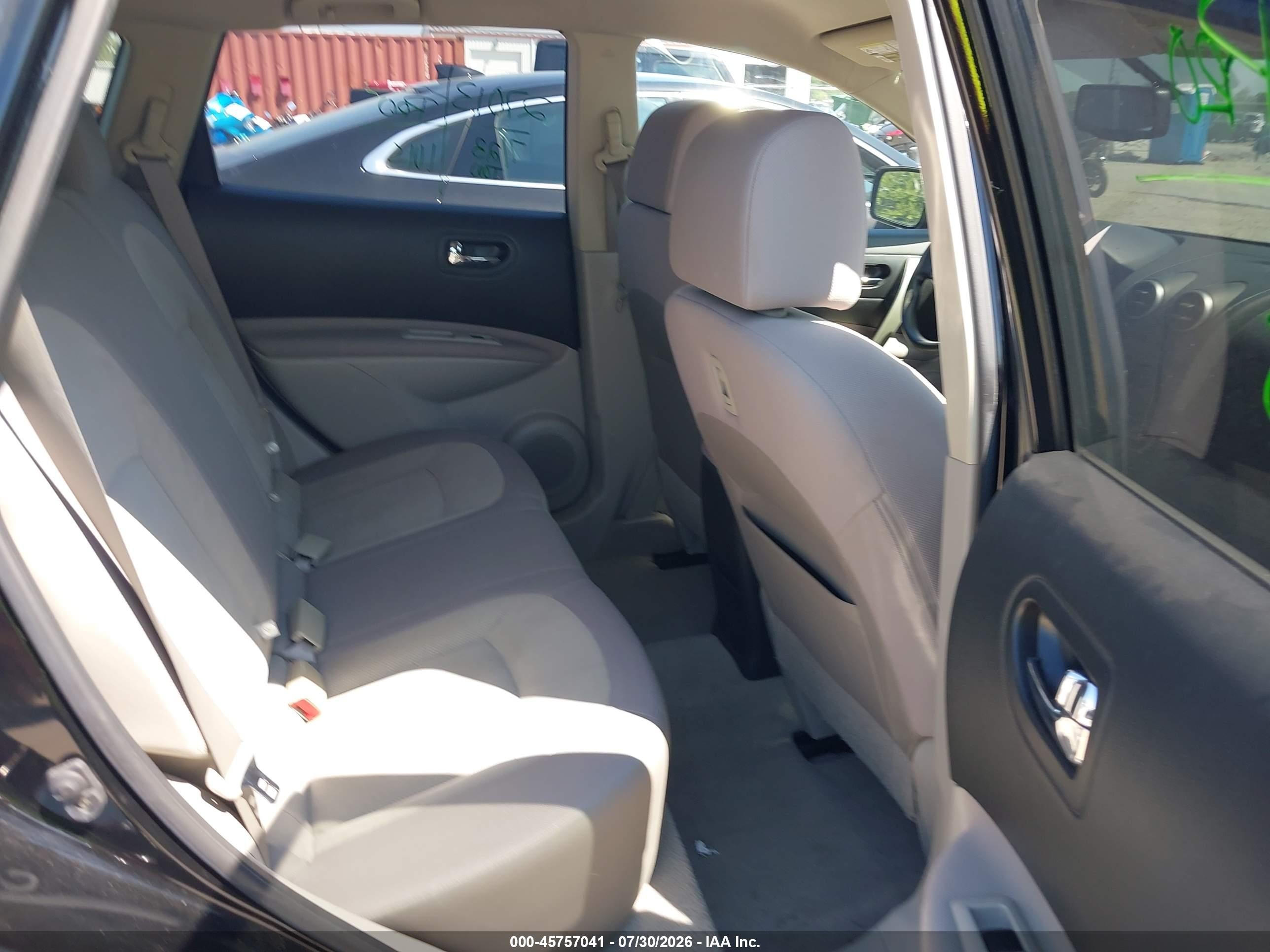 2010 Nissan Rogue S Black vin: JN8AS5MV6AW131504