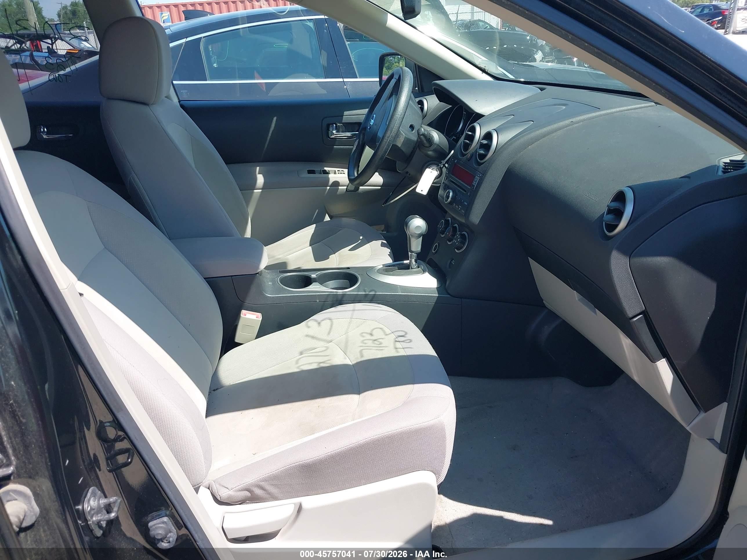 2010 Nissan Rogue S Black vin: JN8AS5MV6AW131504