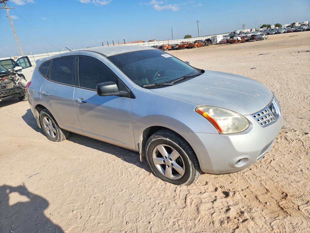 2010 Nissan Rogue S Silver vin: JN8AS5MV6AW135519