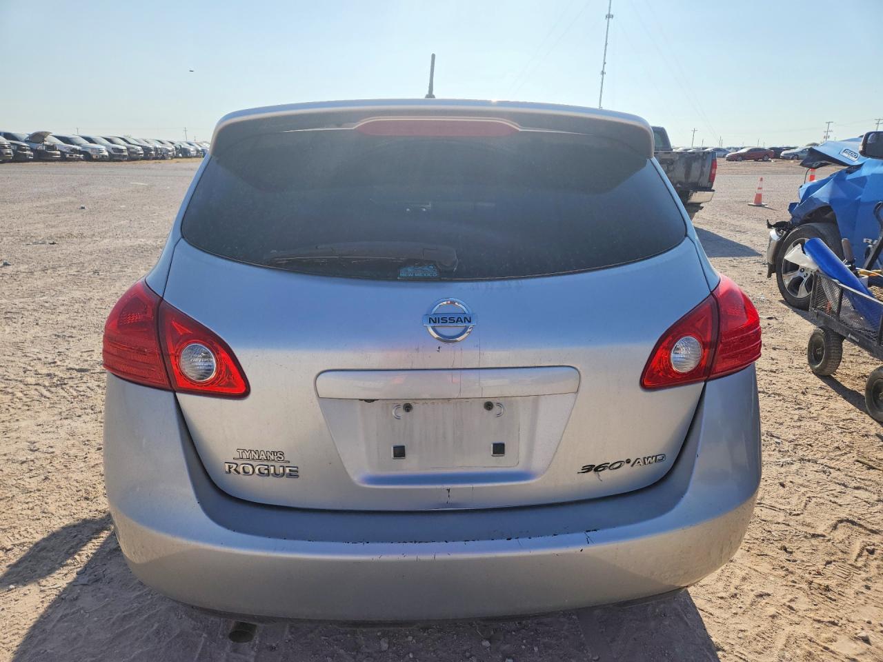 2010 Nissan Rogue S Silver vin: JN8AS5MV6AW135519