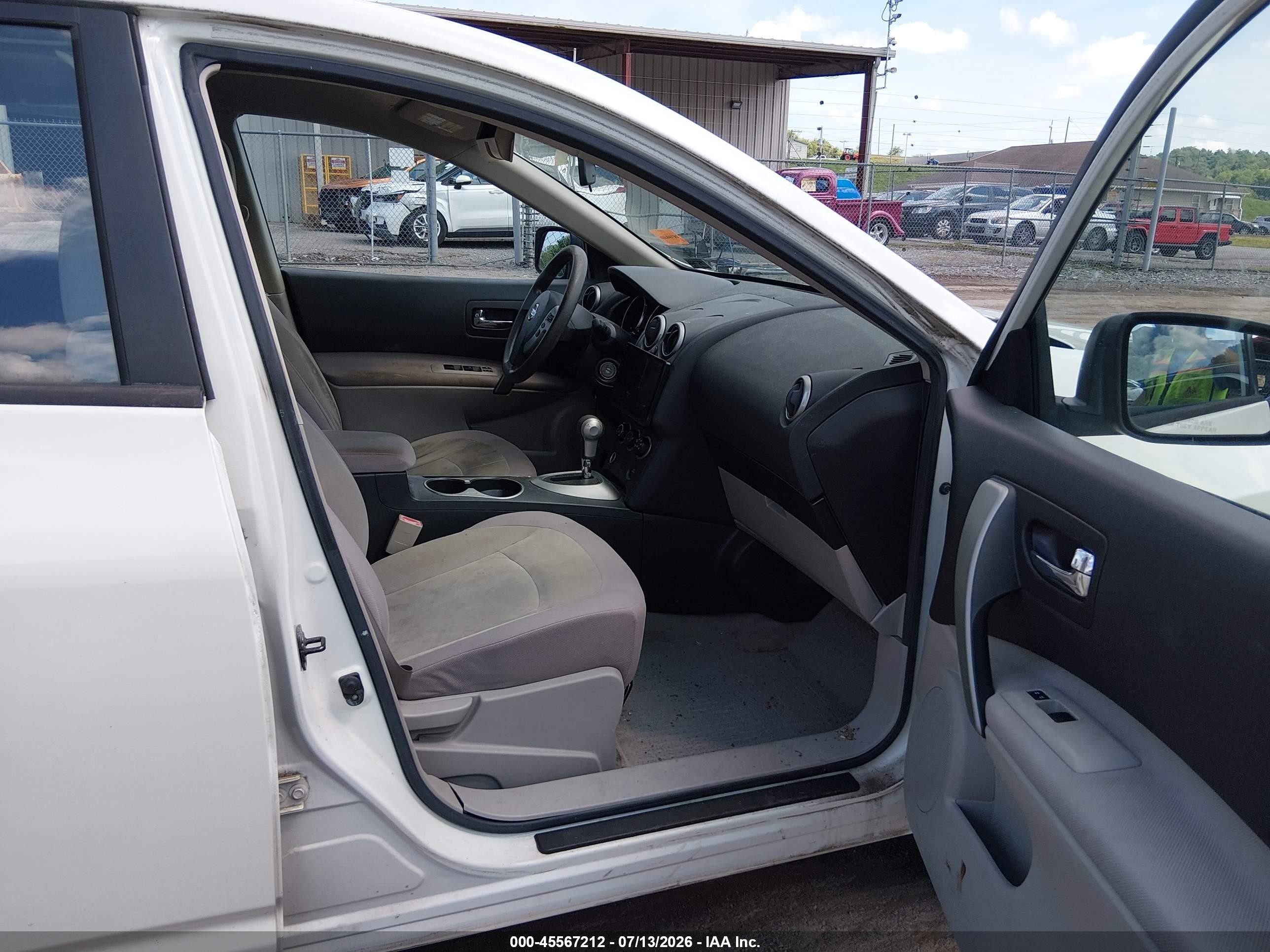 2010 Nissan Rogue S White vin: JN8AS5MV6AW146276