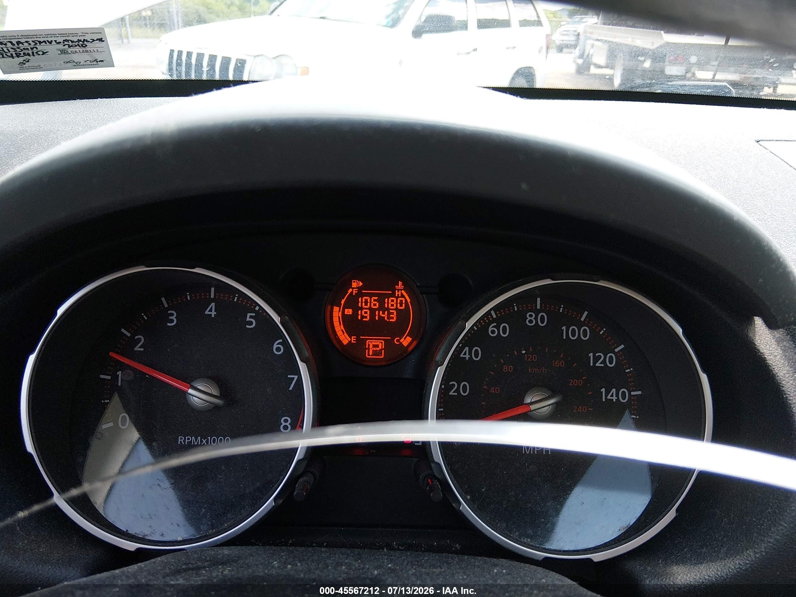 2010 Nissan Rogue S White vin: JN8AS5MV6AW146276