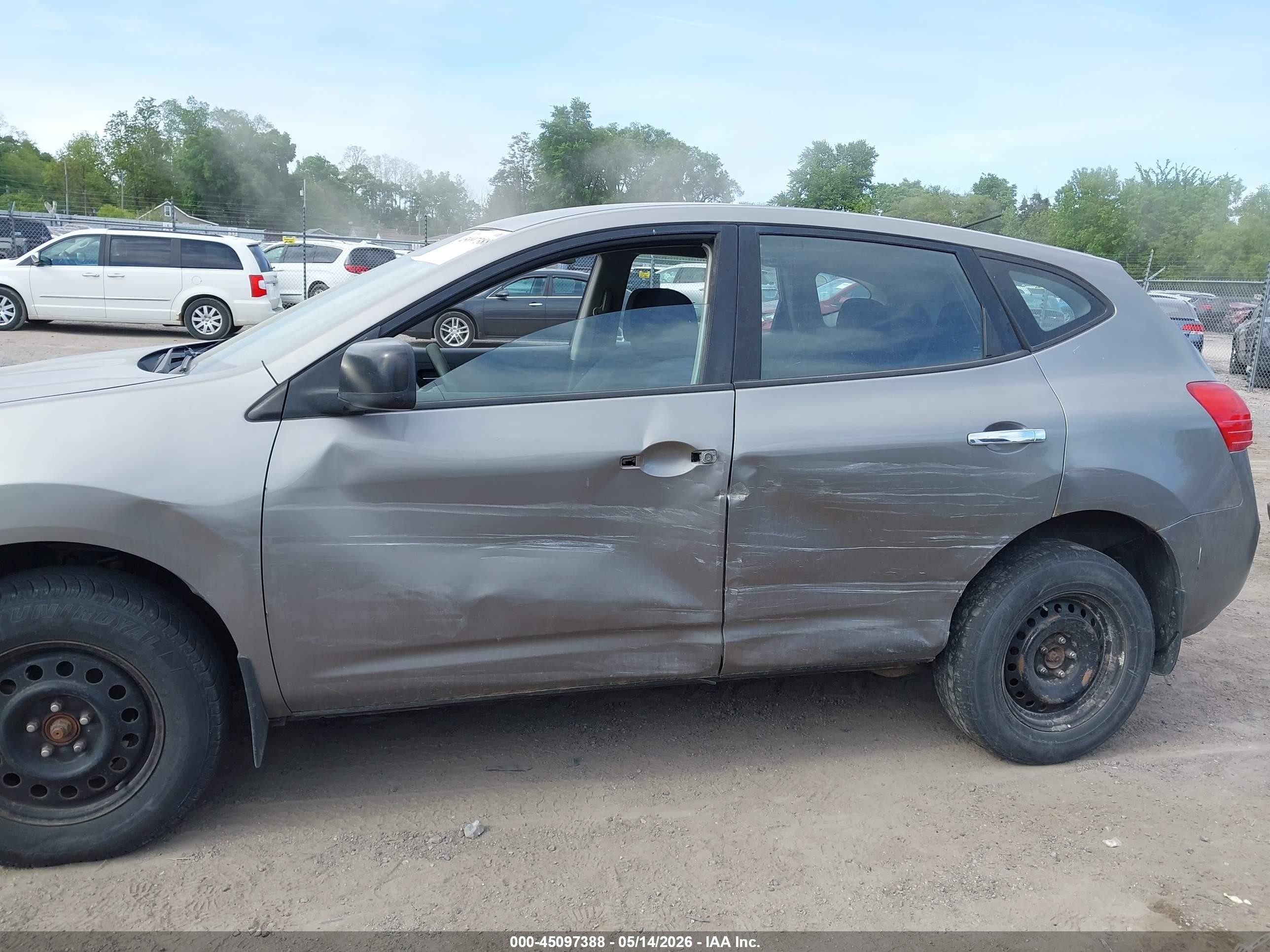 2010 Nissan Rogue S Gray vin: JN8AS5MV6AW607198