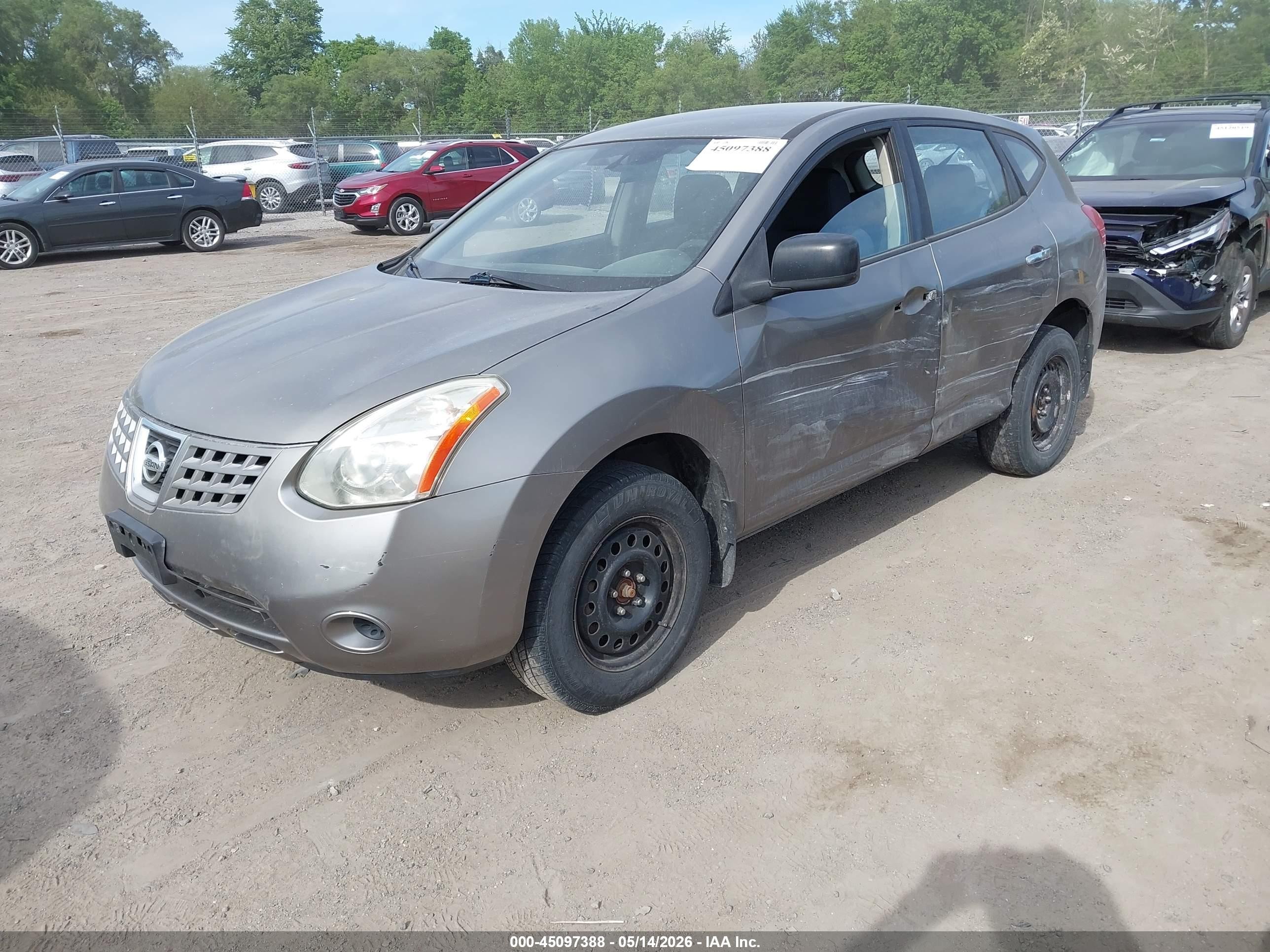 2010 Nissan Rogue S Gray vin: JN8AS5MV6AW607198