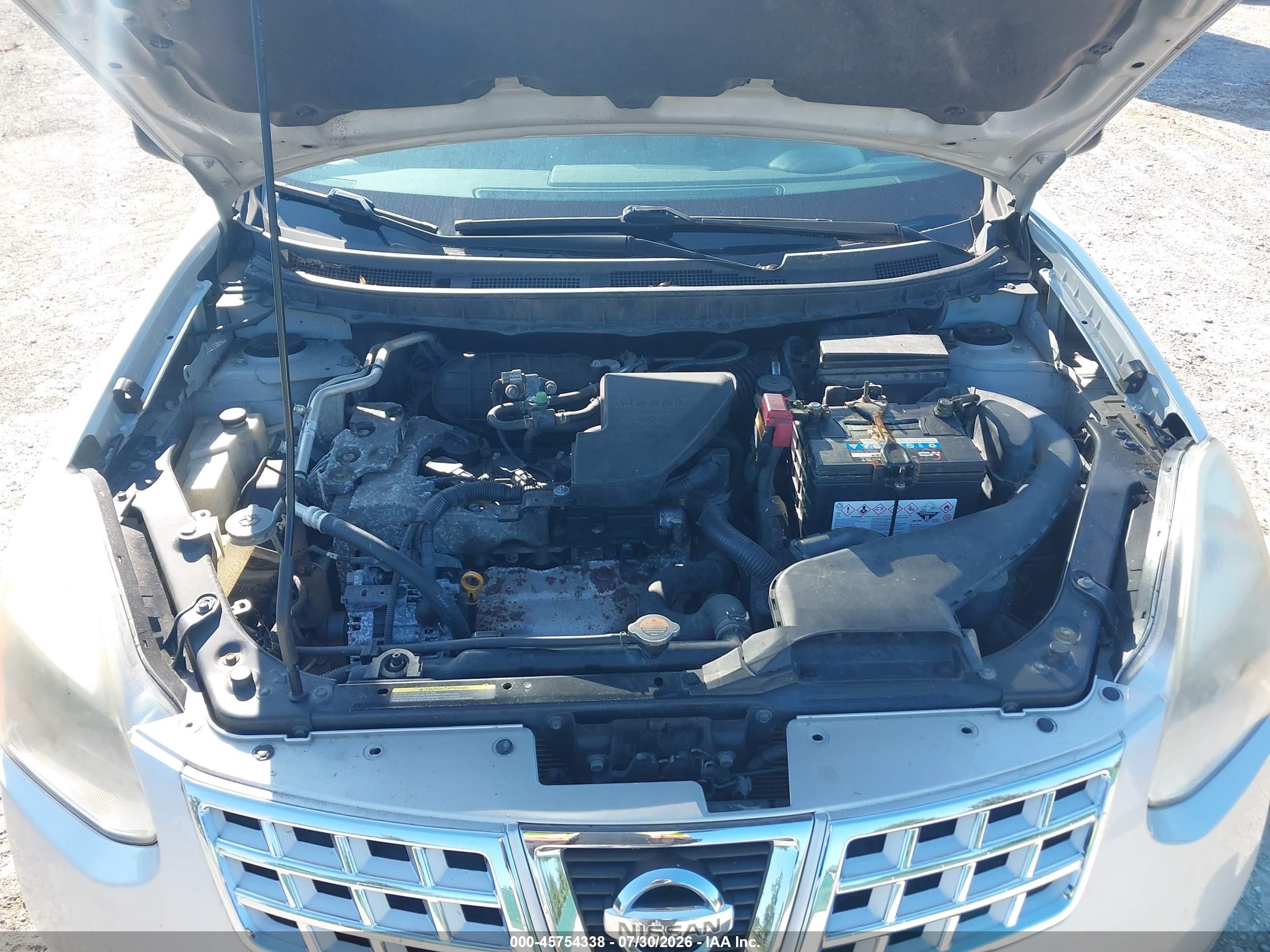 2010 Nissan Rogue S Silver vin: JN8AS5MV6AW611624