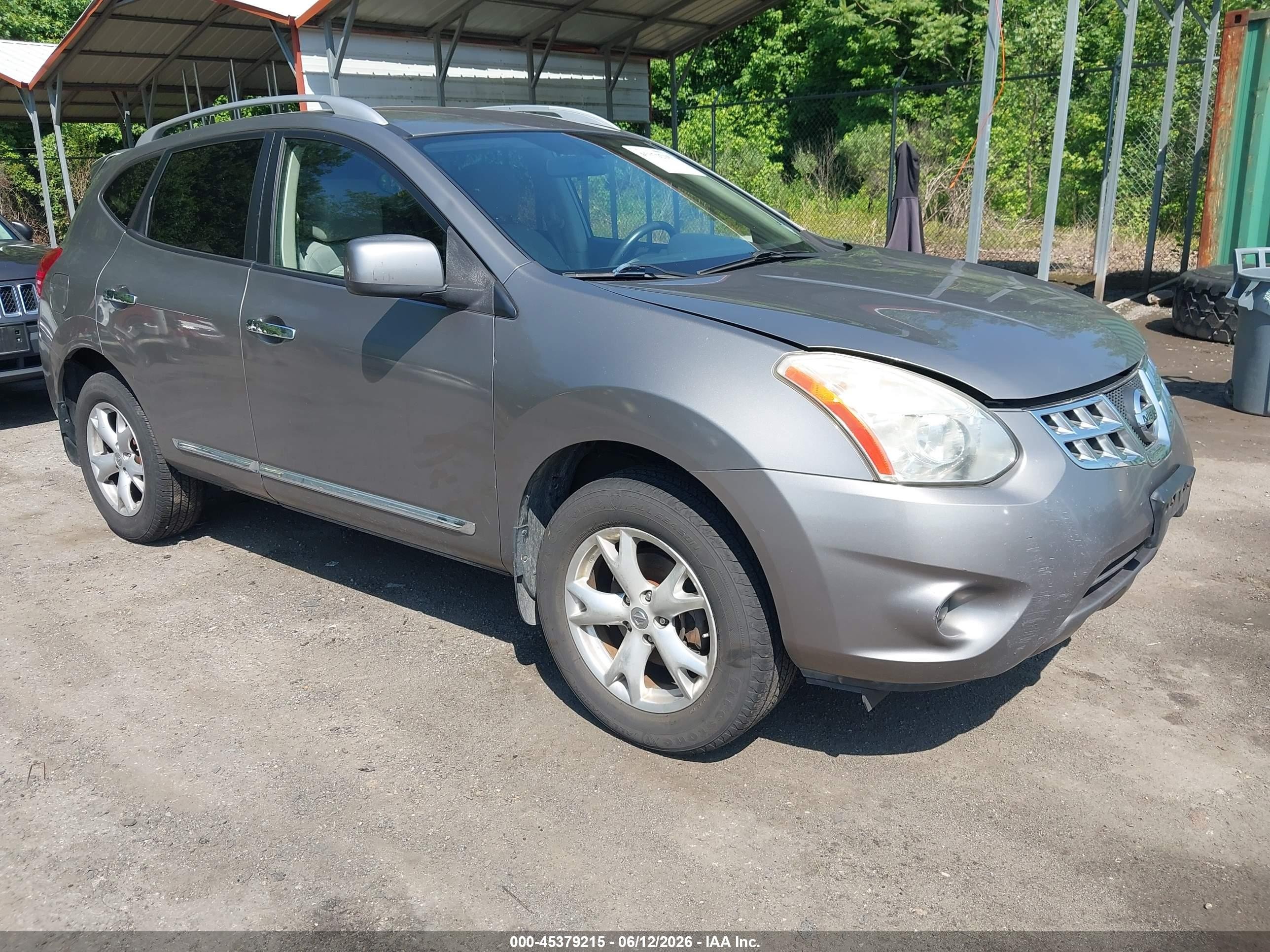 2011 Nissan Rogue Sv Silver vin: JN8AS5MV6BW261803