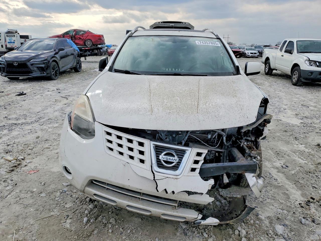 2011 Nissan Rogue S White vin: JN8AS5MV6BW263583