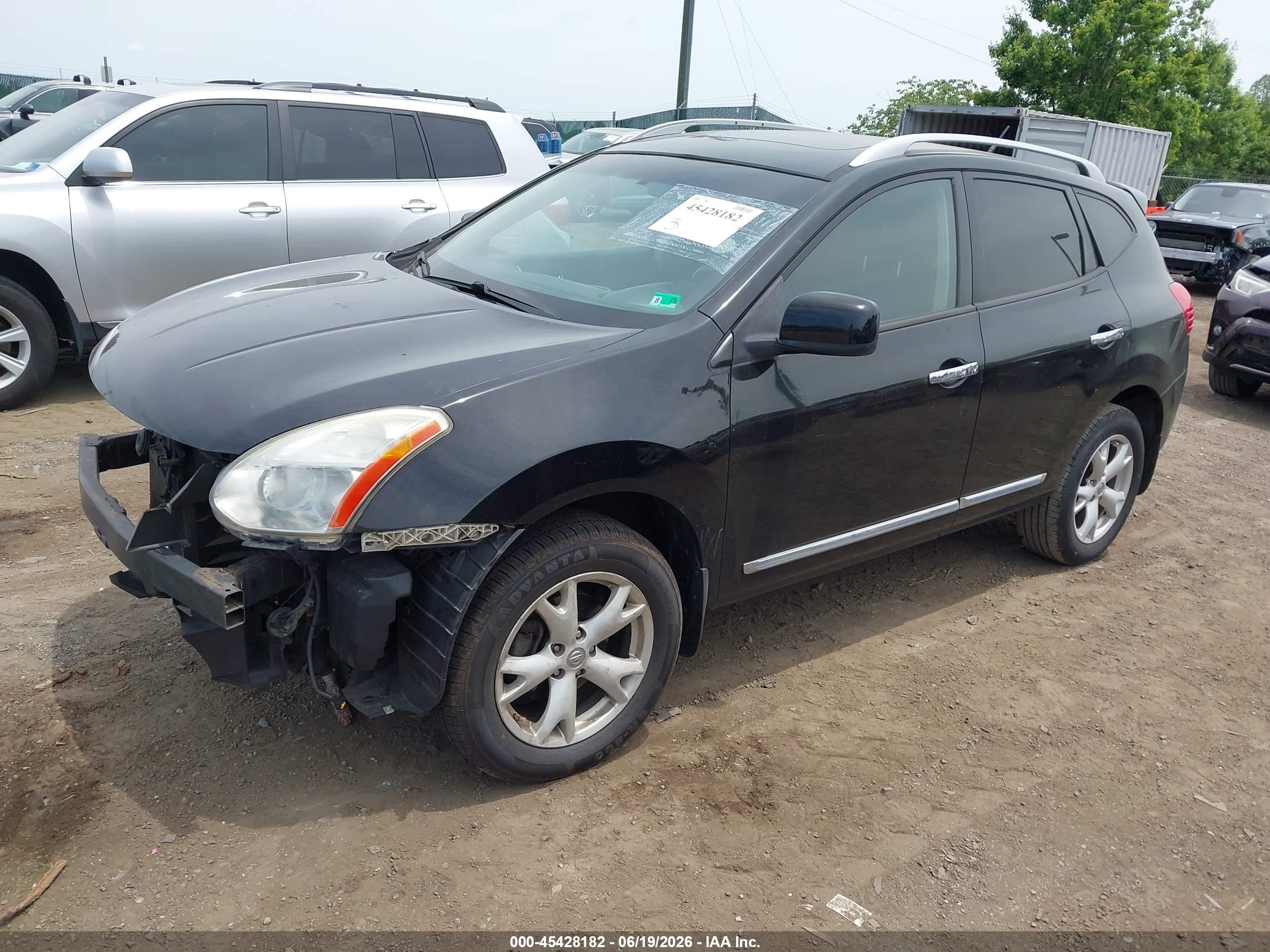 2011 Nissan Rogue Sv Черный vin: JN8AS5MV6BW263695