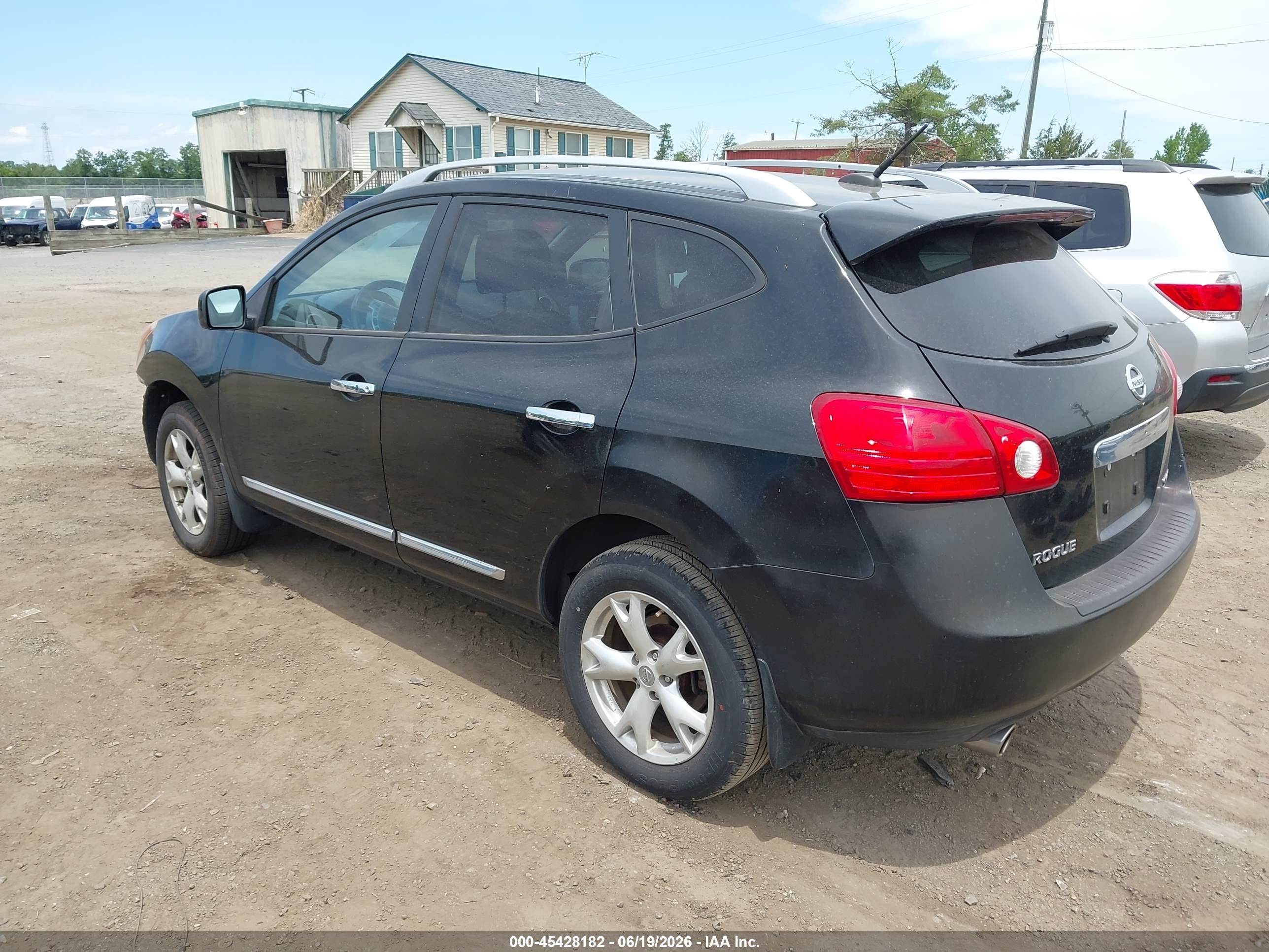 2011 Nissan Rogue Sv Черный vin: JN8AS5MV6BW263695
