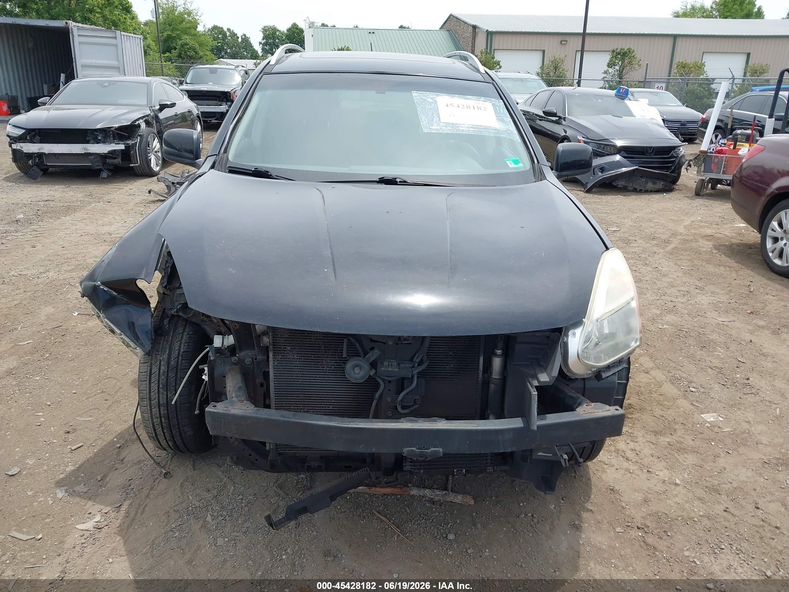 2011 Nissan Rogue Sv Черный vin: JN8AS5MV6BW263695