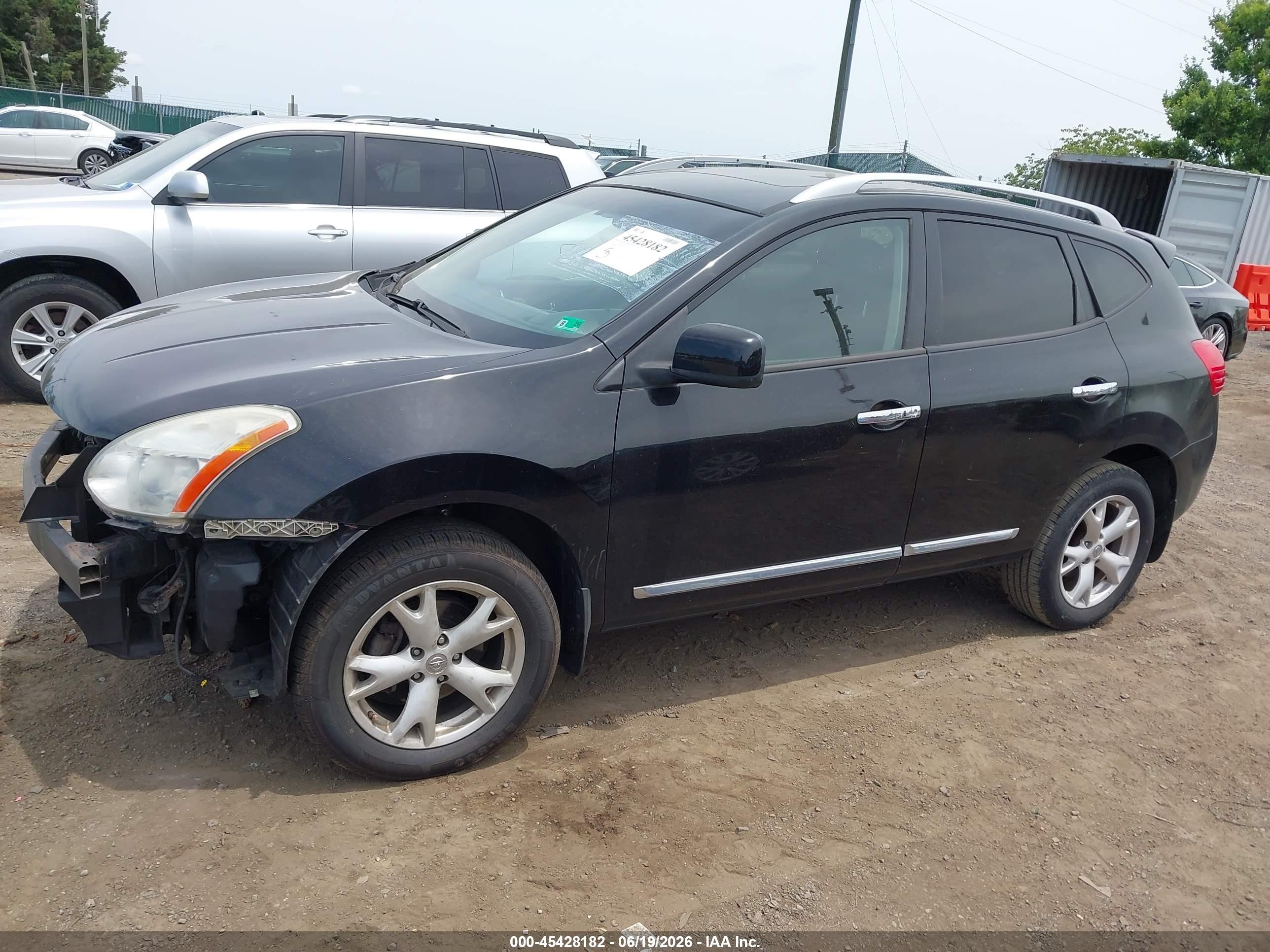 2011 Nissan Rogue Sv Черный vin: JN8AS5MV6BW263695