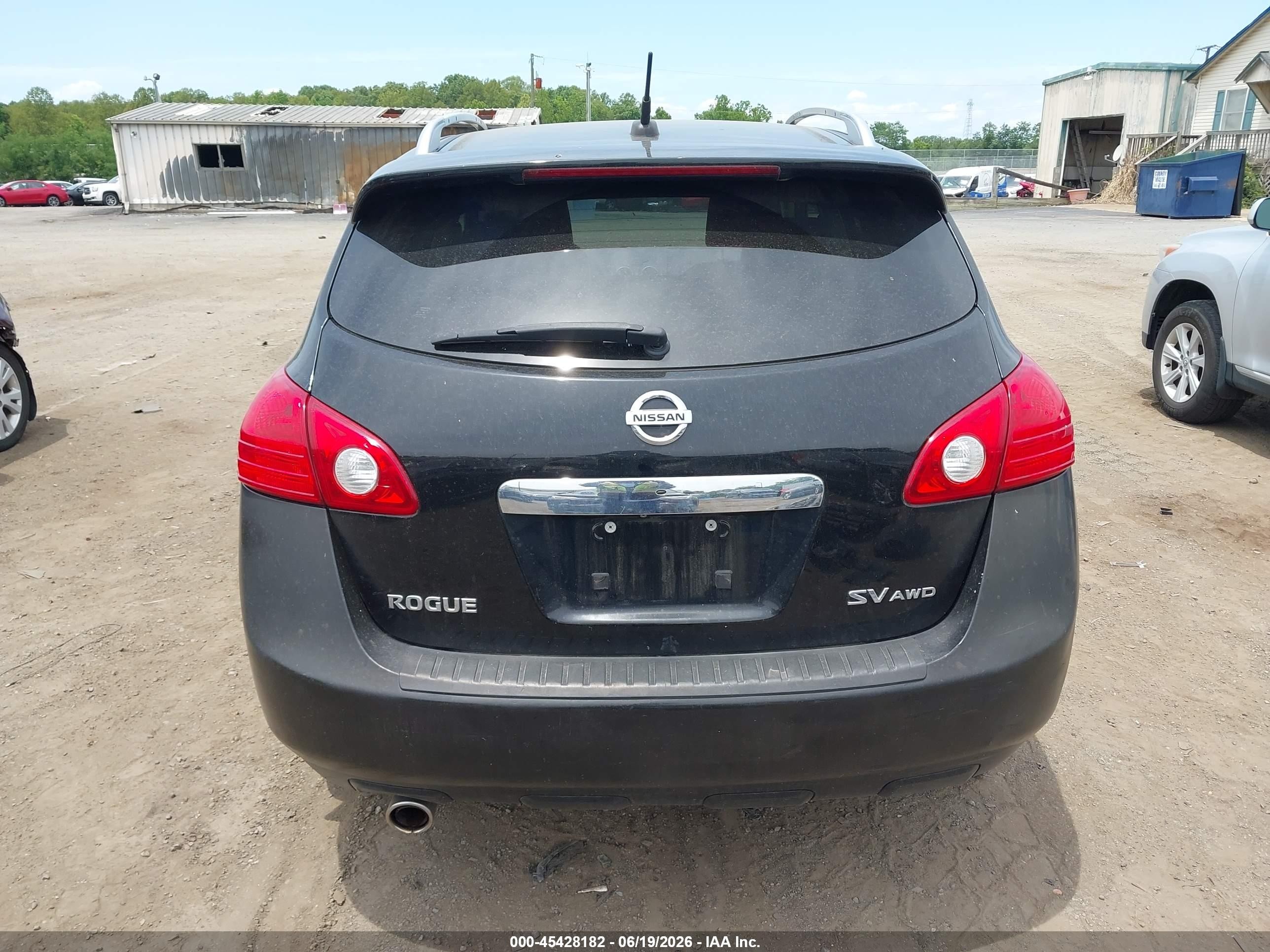 2011 Nissan Rogue Sv Черный vin: JN8AS5MV6BW263695