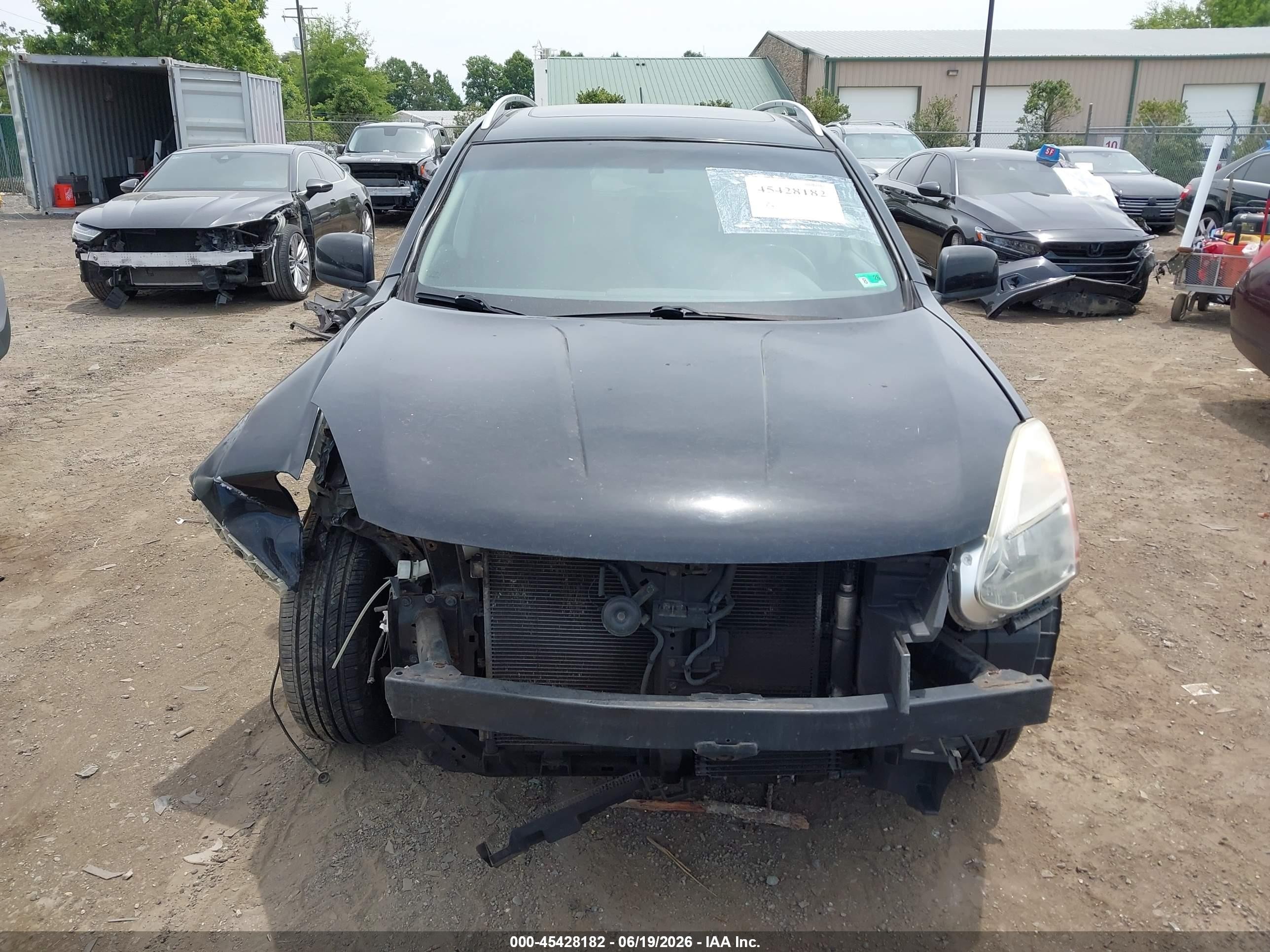 2011 Nissan Rogue Sv Черный vin: JN8AS5MV6BW263695