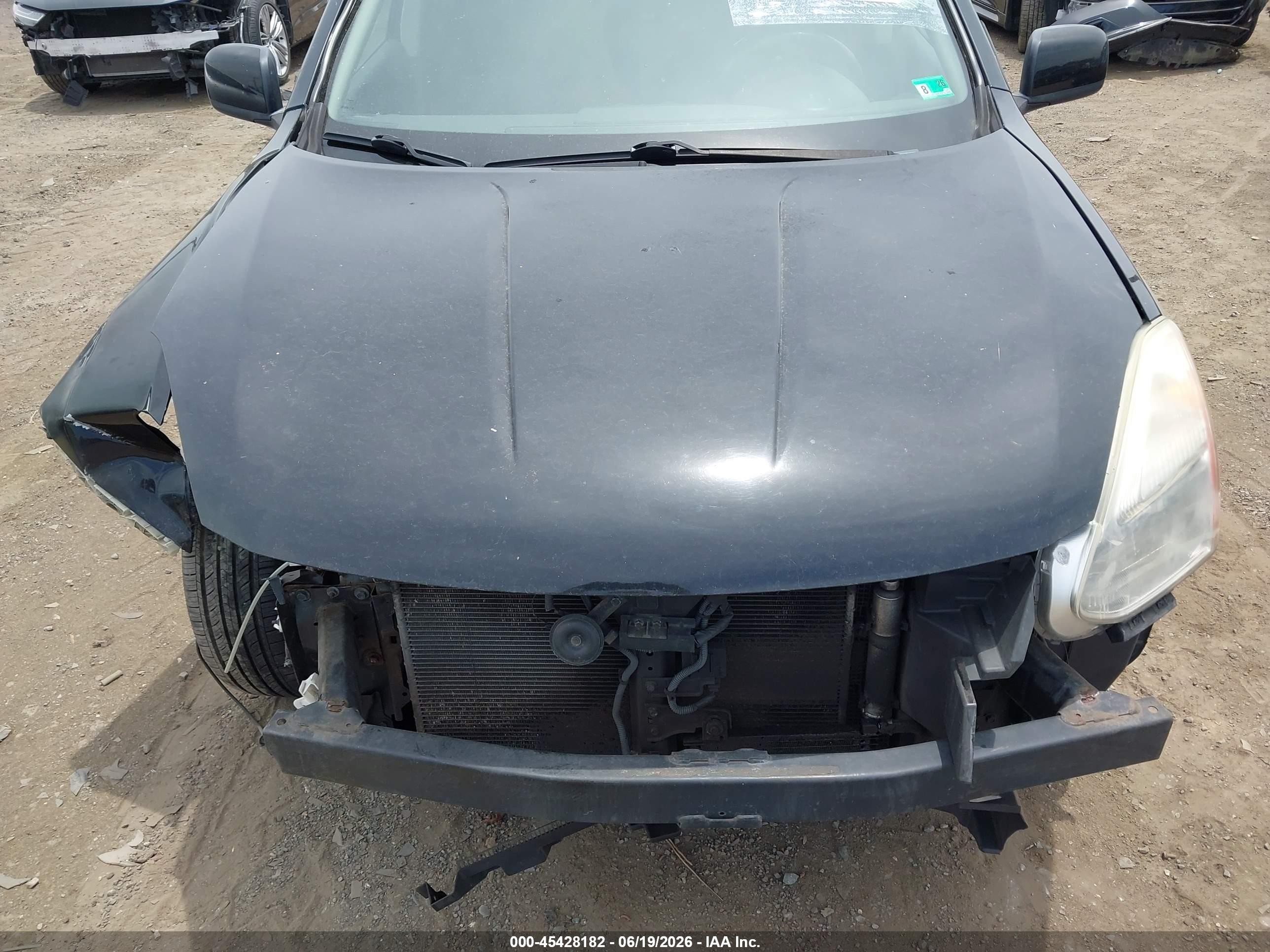 2011 Nissan Rogue Sv Черный vin: JN8AS5MV6BW263695