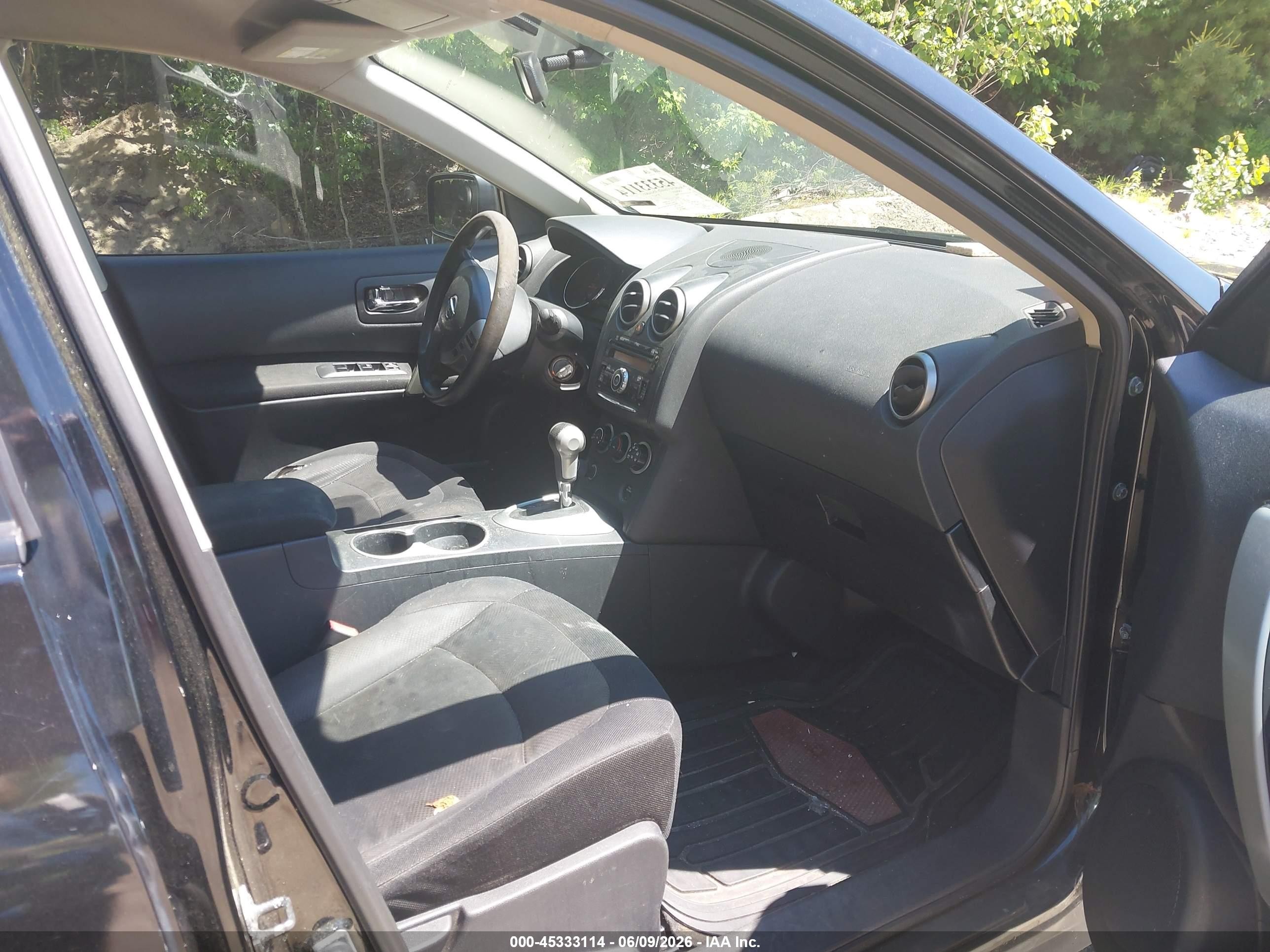 2011 Nissan Rogue S Black vin: JN8AS5MV6BW272686