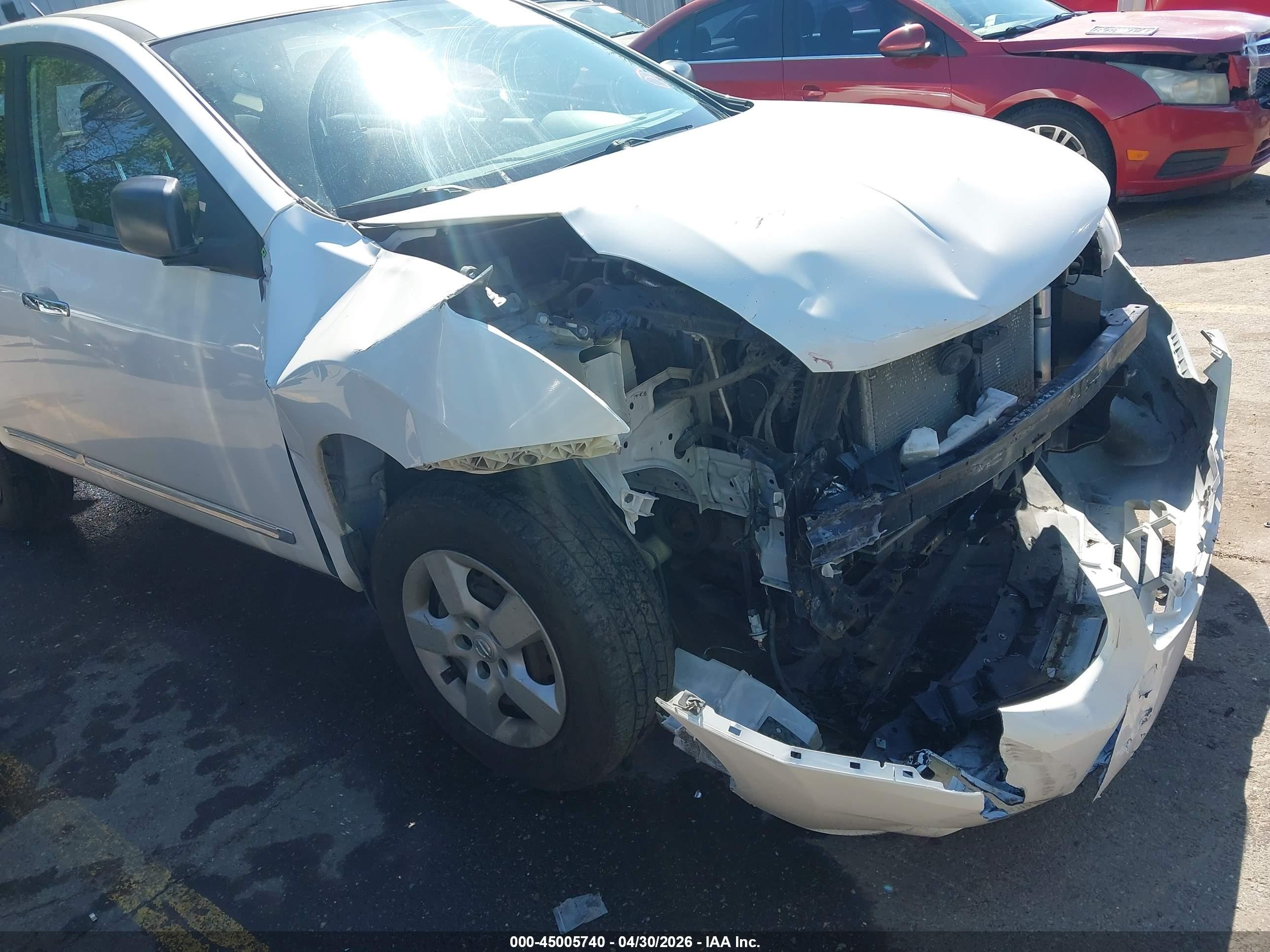2011 Nissan Rogue S White vin: JN8AS5MV6BW274566