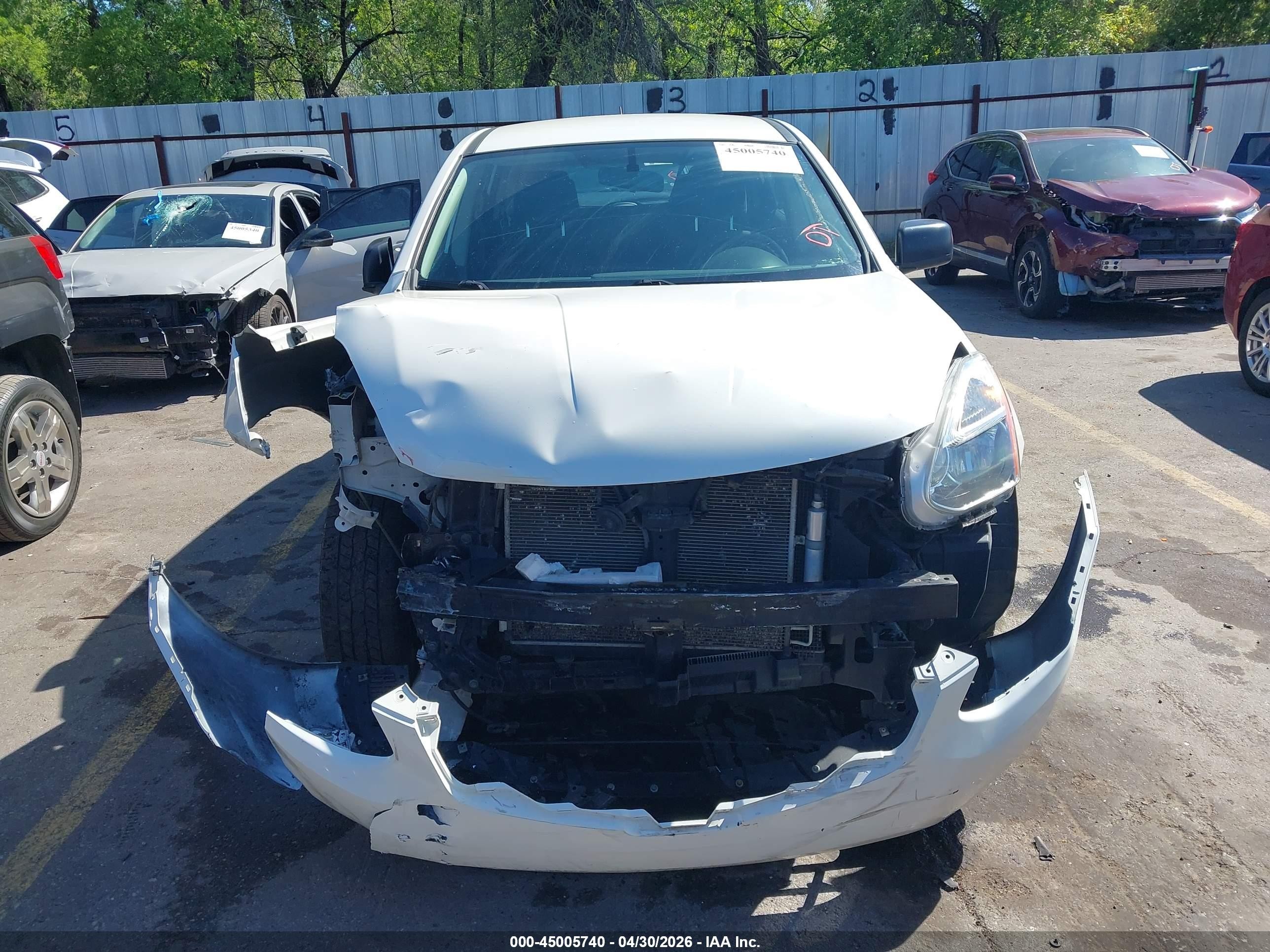 2011 Nissan Rogue S White vin: JN8AS5MV6BW274566