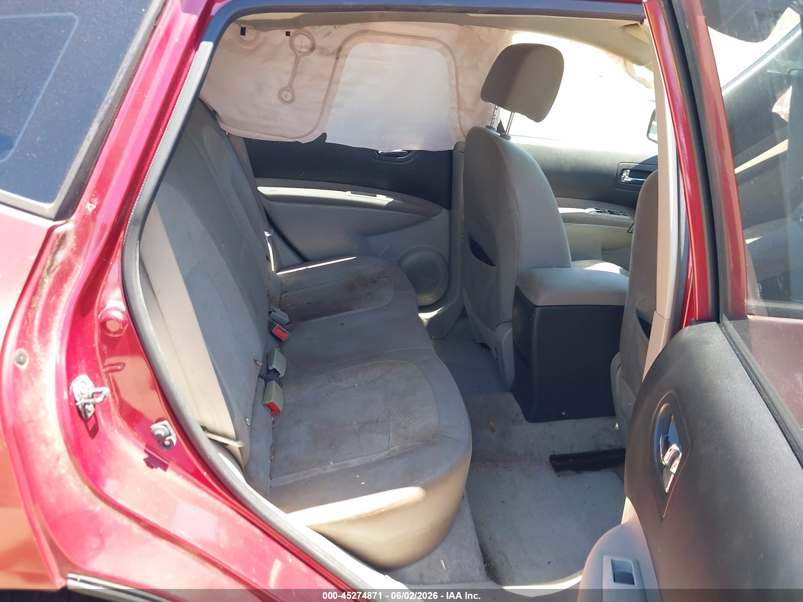 2011 Nissan Rogue S Red vin: JN8AS5MV6BW298592