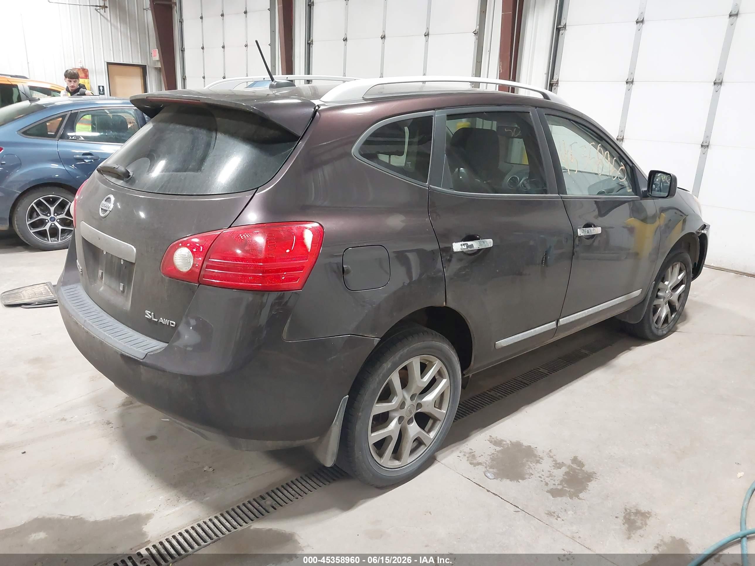 2011 Nissan Rogue Sv Purple vin: JN8AS5MV6BW301040