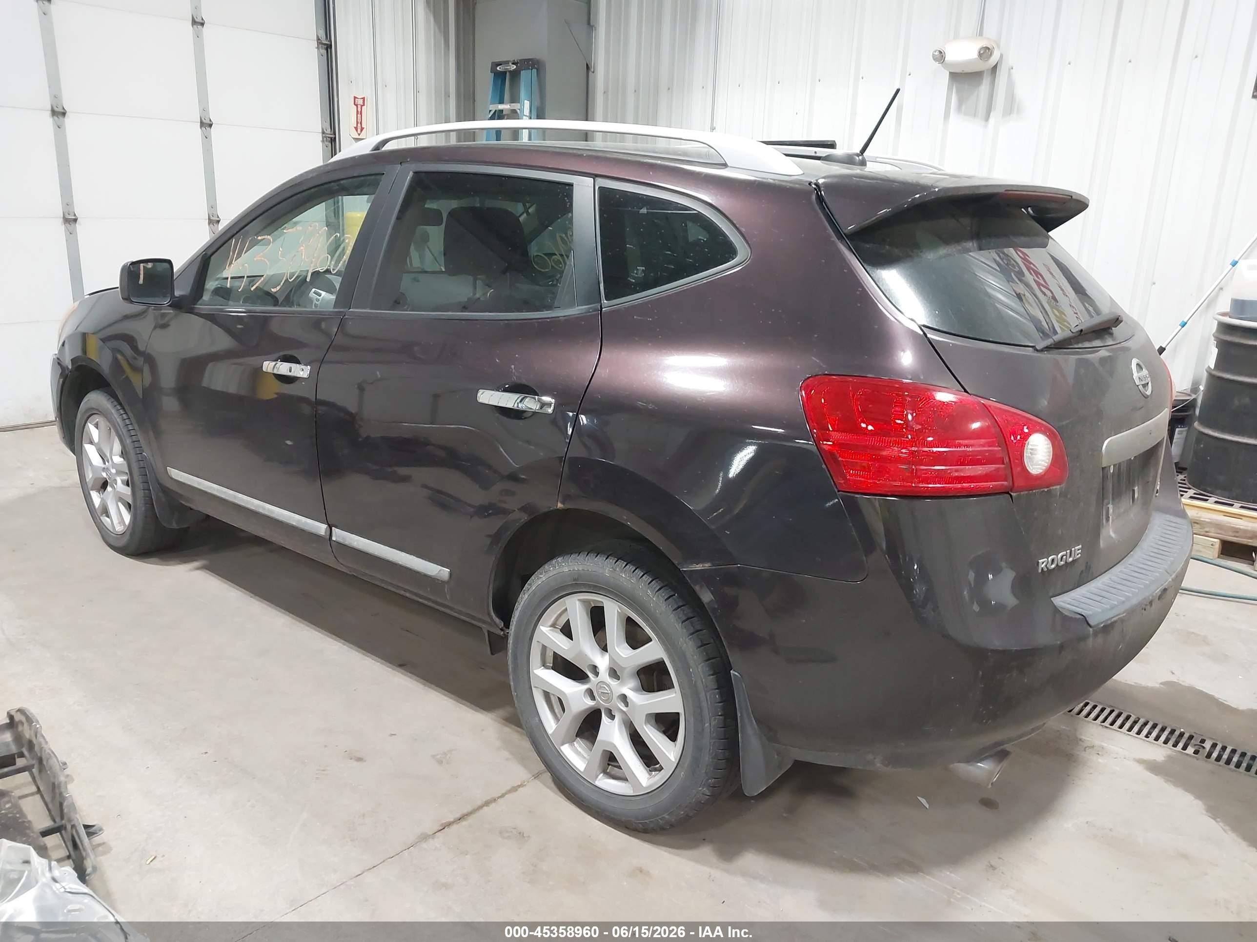 2011 Nissan Rogue Sv Purple vin: JN8AS5MV6BW301040