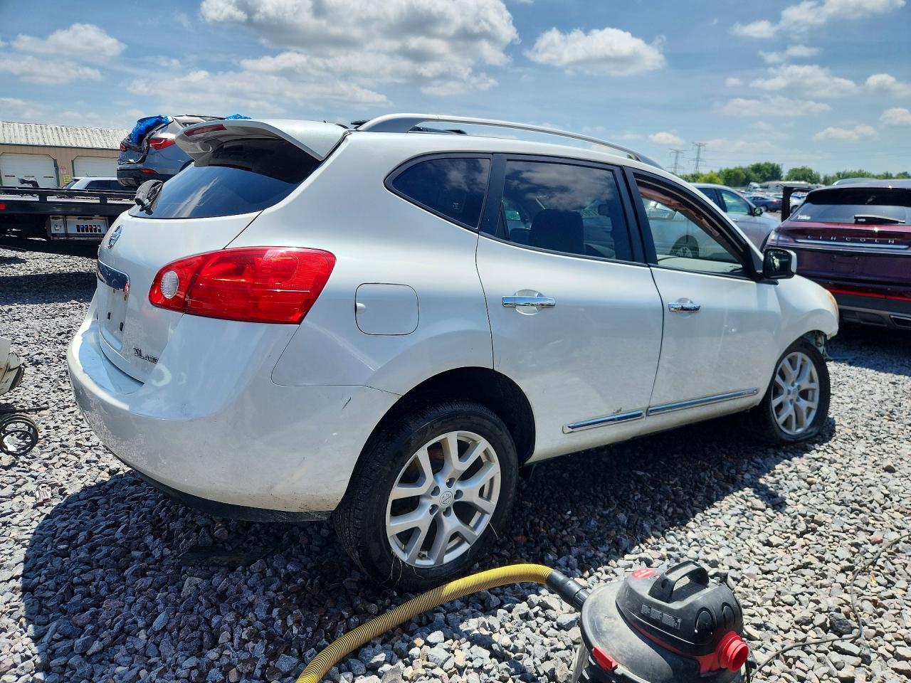 2011 Nissan Rogue S/sv/krom White vin: JN8AS5MV6BW302172