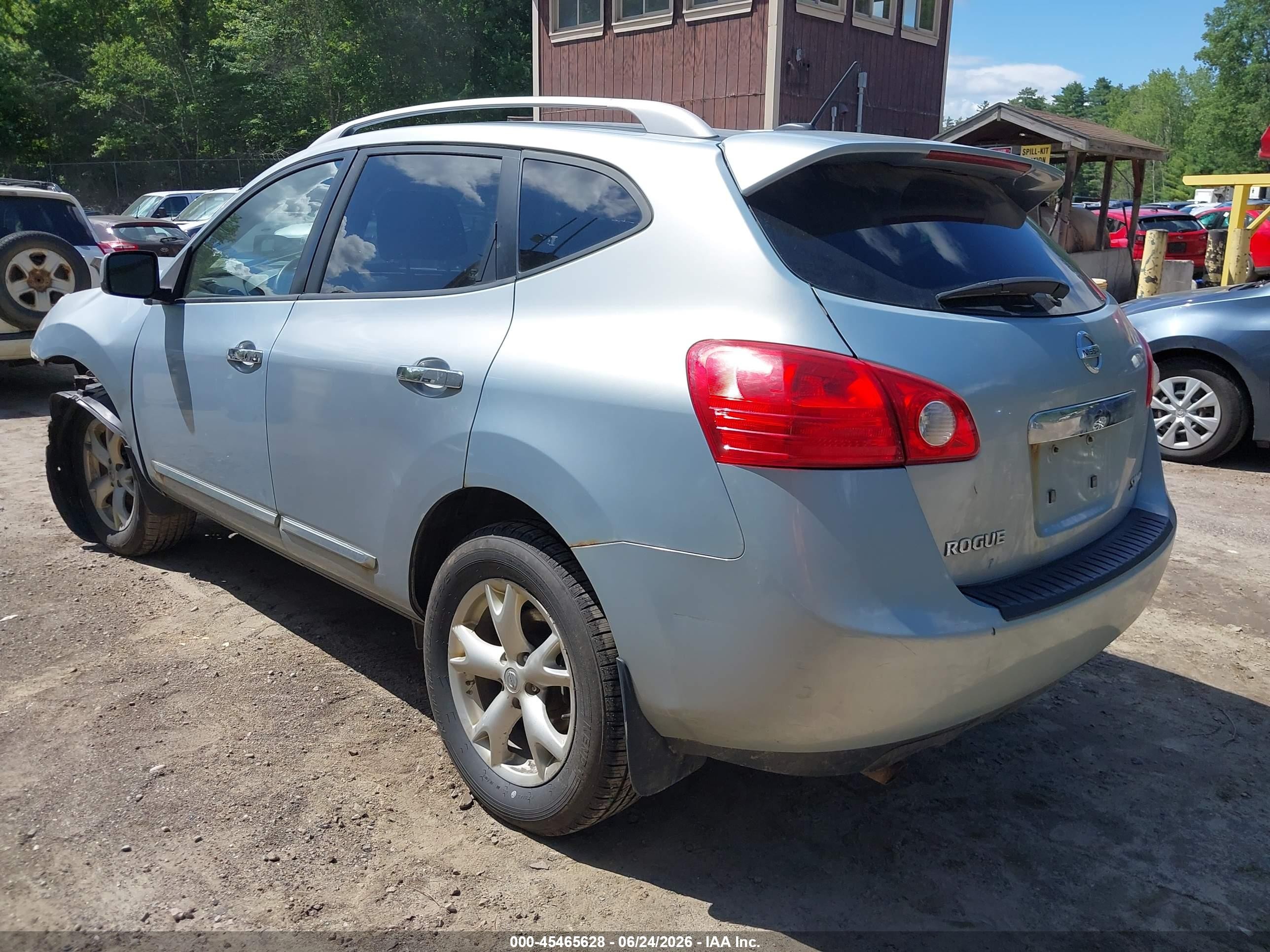 2011 Nissan Rogue Sv Light Blue vin: JN8AS5MV6BW306321