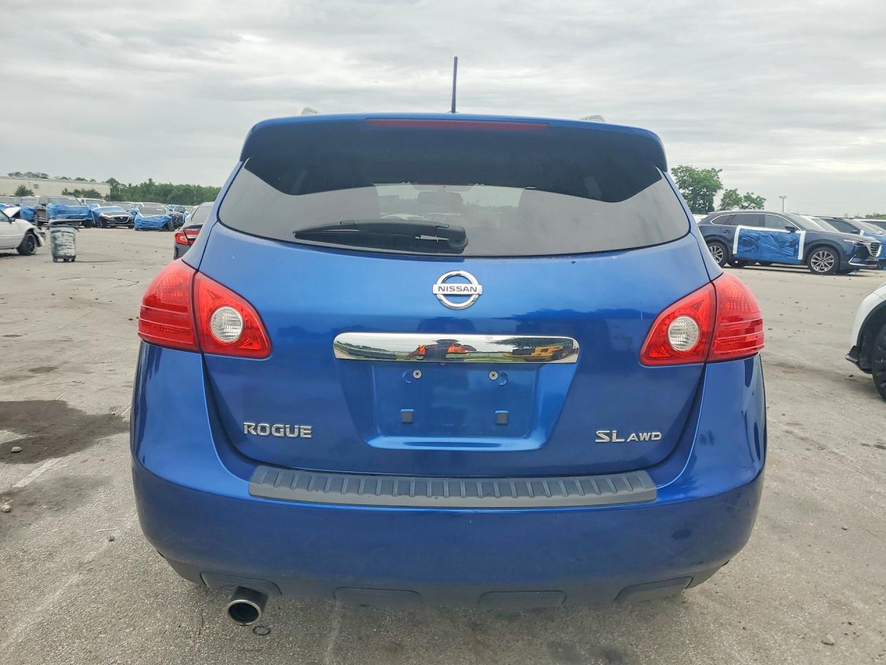 2011 Nissan Rogue S Blue vin: JN8AS5MV6BW310188