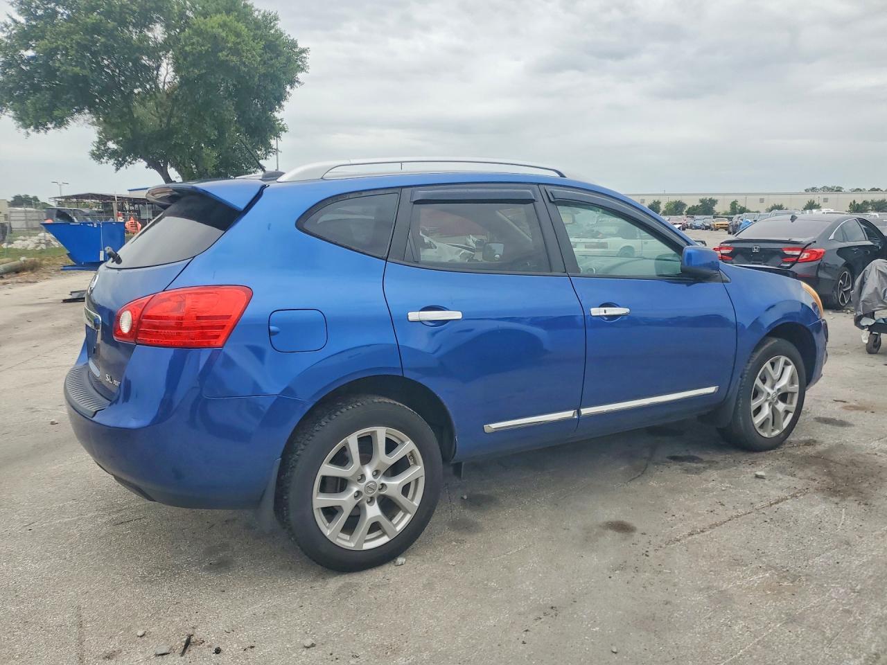 2011 Nissan Rogue S Blue vin: JN8AS5MV6BW310188