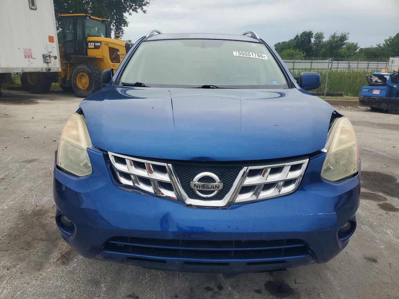 2011 Nissan Rogue S Blue vin: JN8AS5MV6BW310188