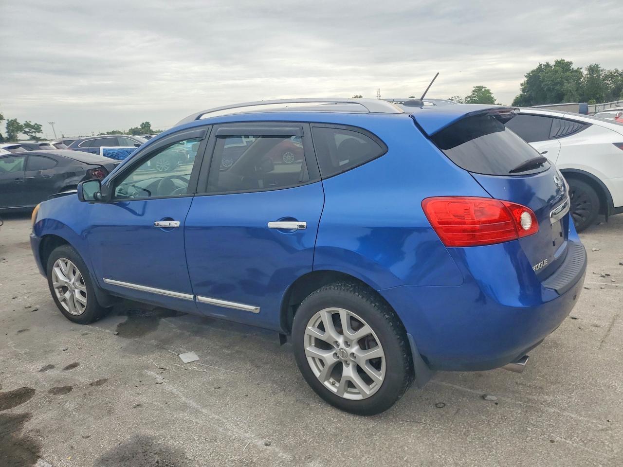 2011 Nissan Rogue S Blue vin: JN8AS5MV6BW310188