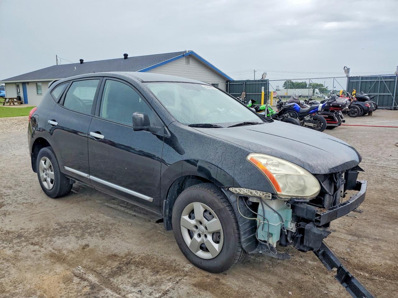 2011 Nissan Rogue S Black vin: JN8AS5MV6BW660212