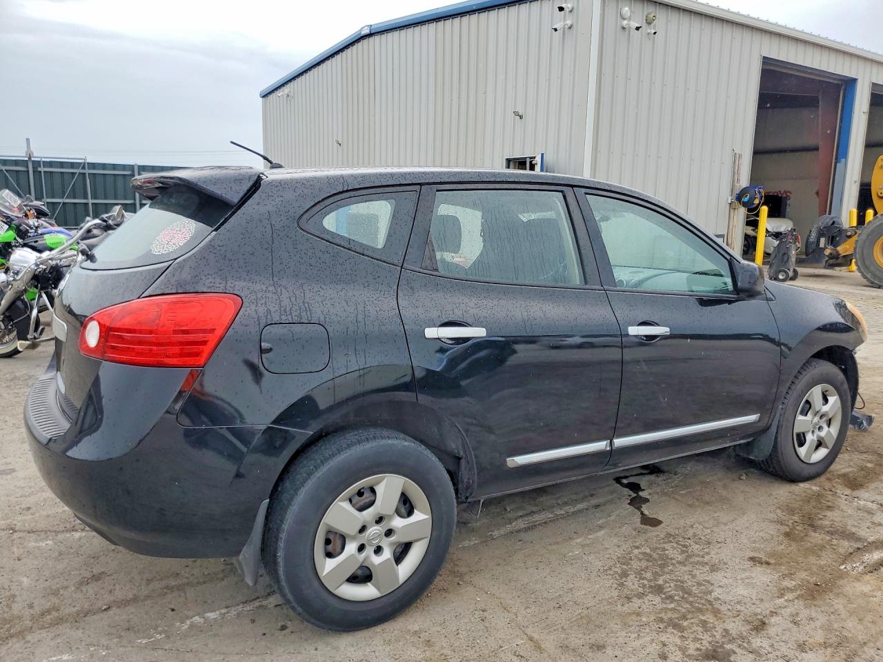 2011 Nissan Rogue S Black vin: JN8AS5MV6BW660212