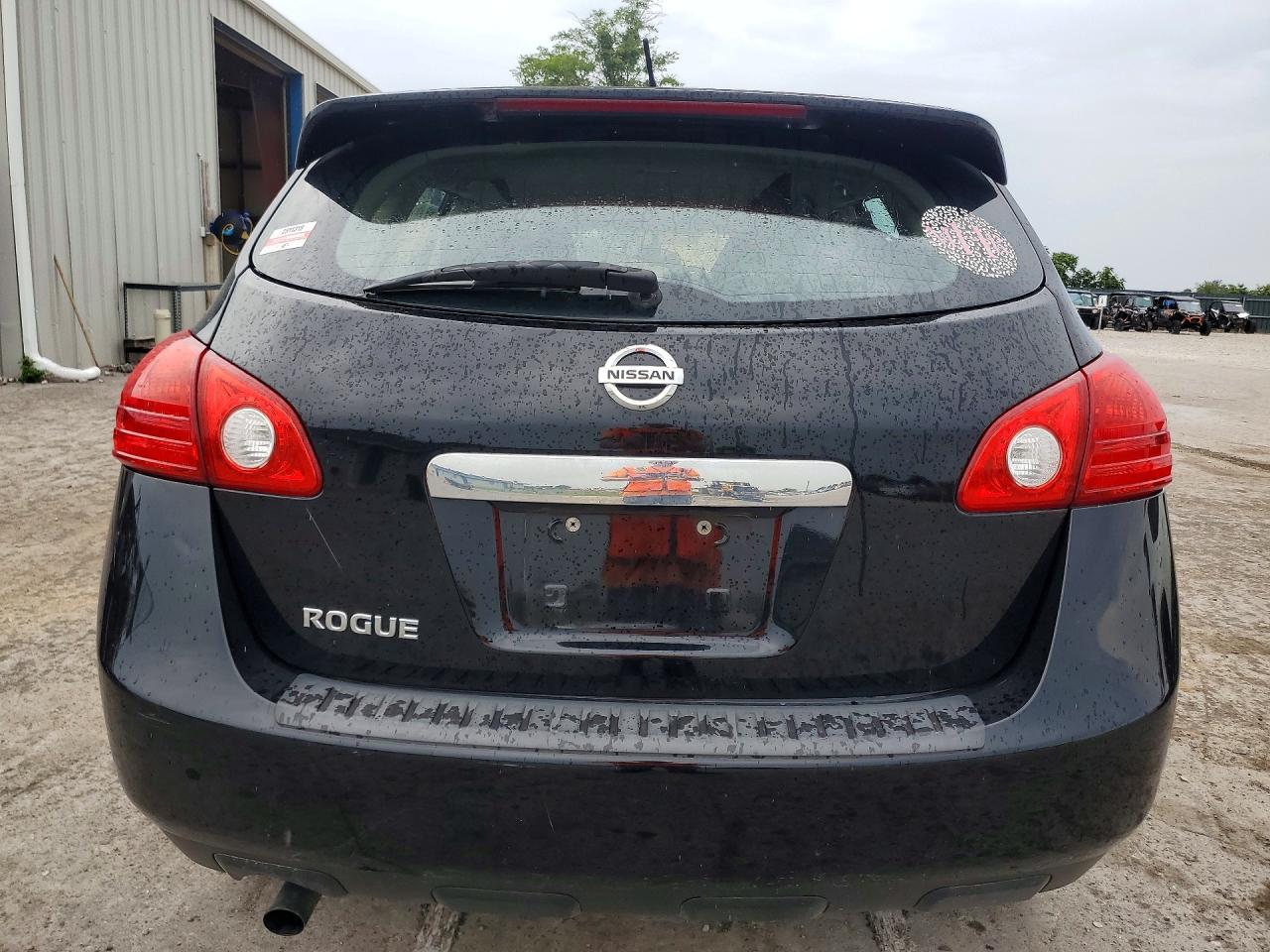 2011 Nissan Rogue S Black vin: JN8AS5MV6BW660212